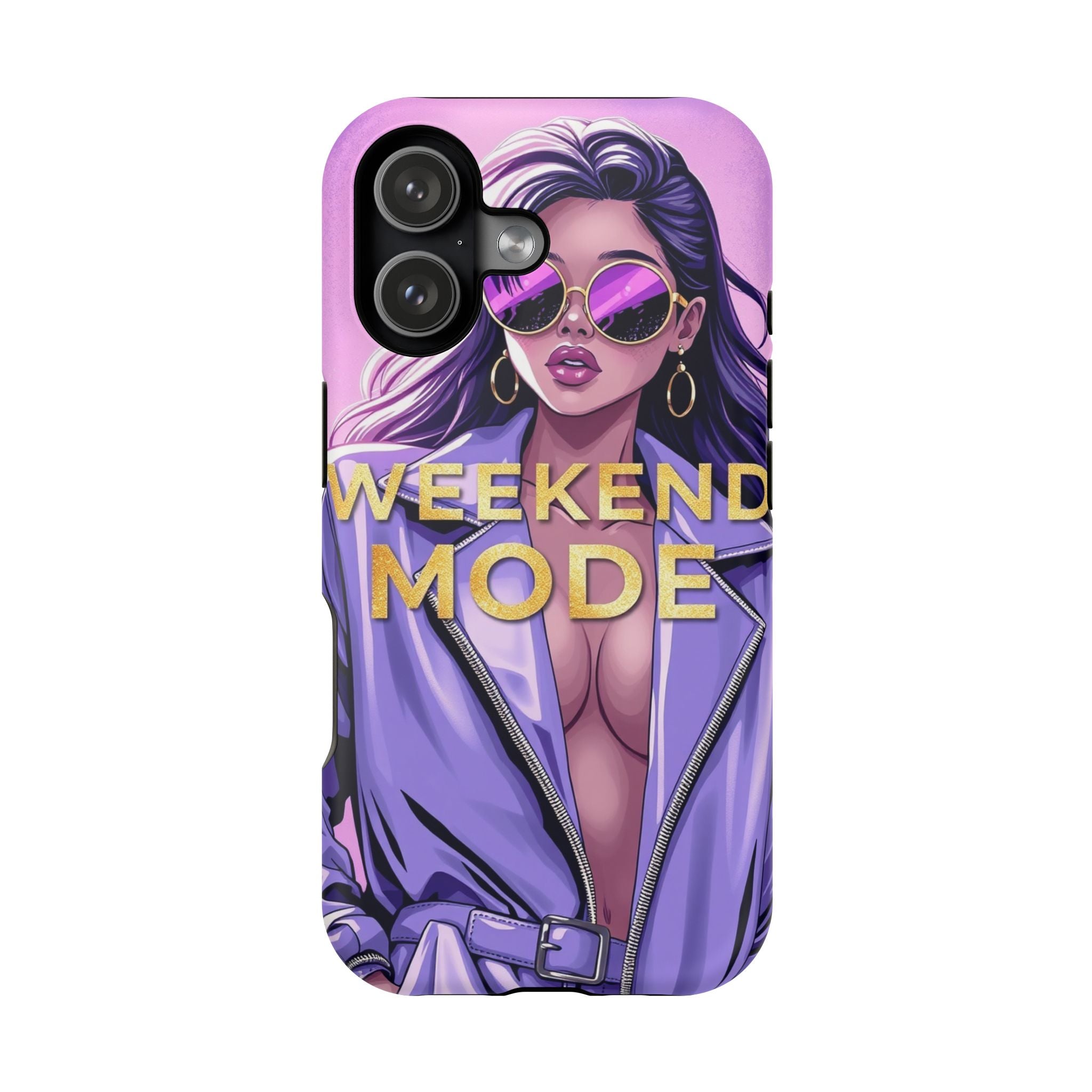 iPhone Lavender And Pearl Weekend Mode On Slim Everyday Designer Case · iPhone C