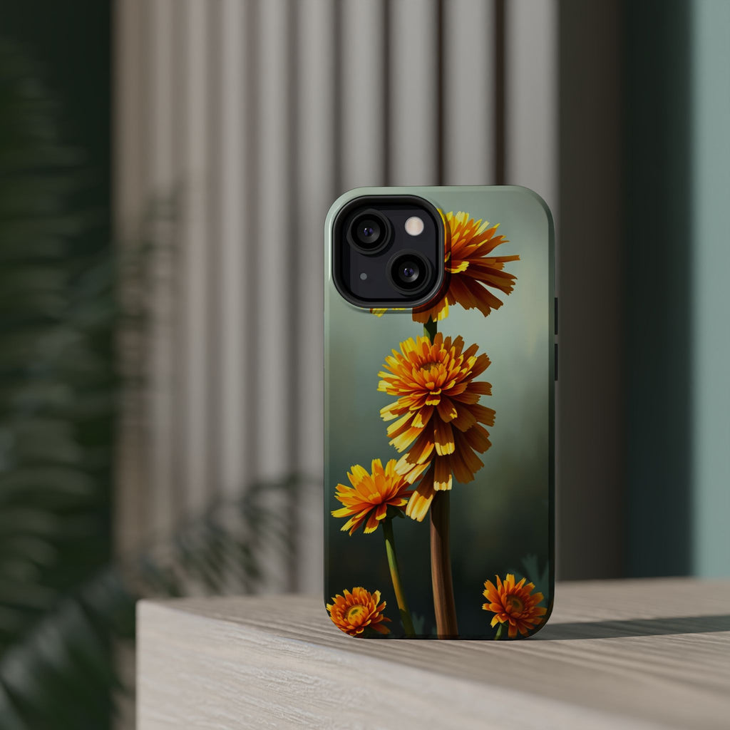 iPhone Ranunculus Stack Electric Art Slim Everyday Designer Case · iPhone Case