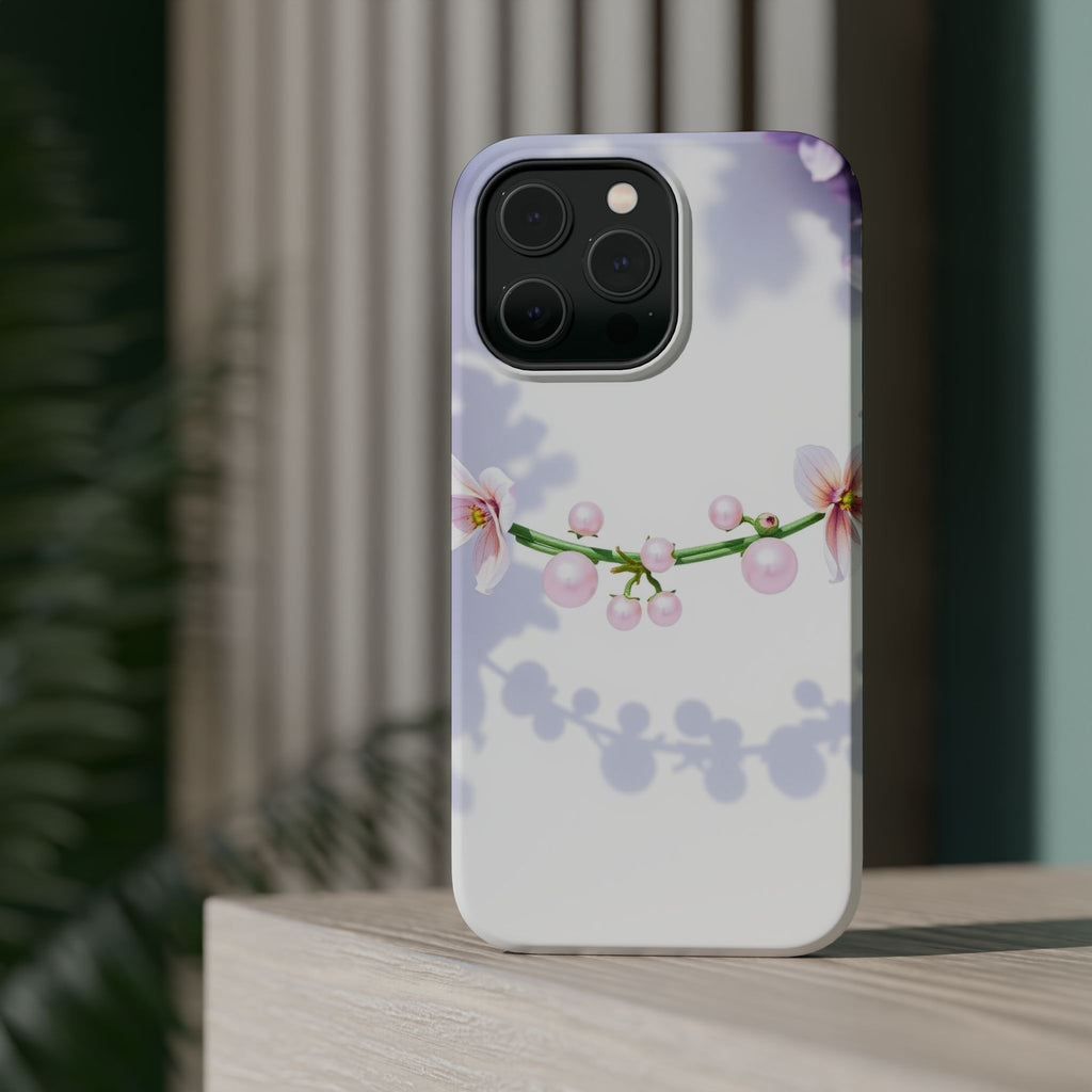 iPhone Vibrant Floral Crown Design Clean Minimal Snap Cas Slim Snap Case · iPhon