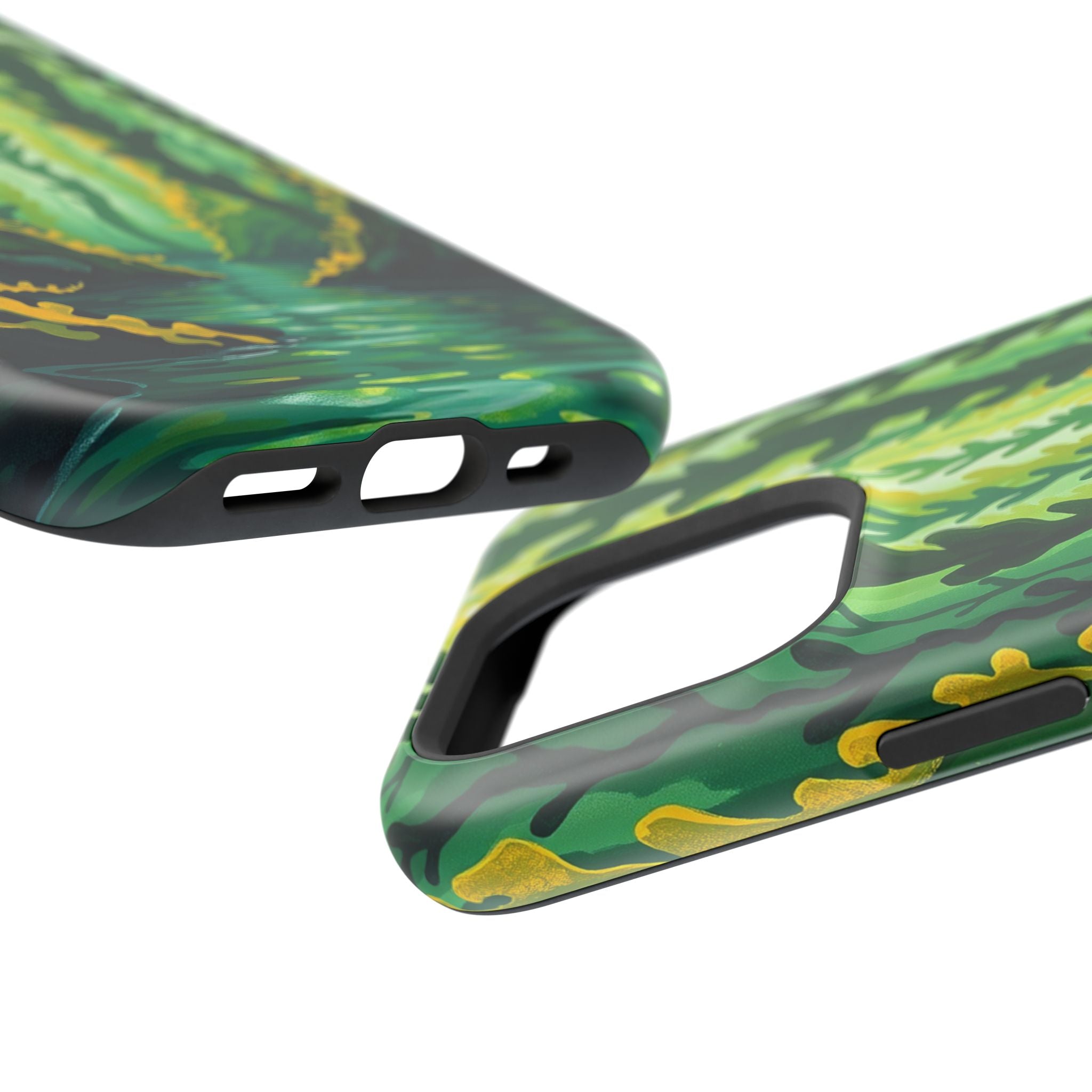 iPhone Kelp Forest Oil Painting Impressionist Slim iPhone Everyday · iPhone Case