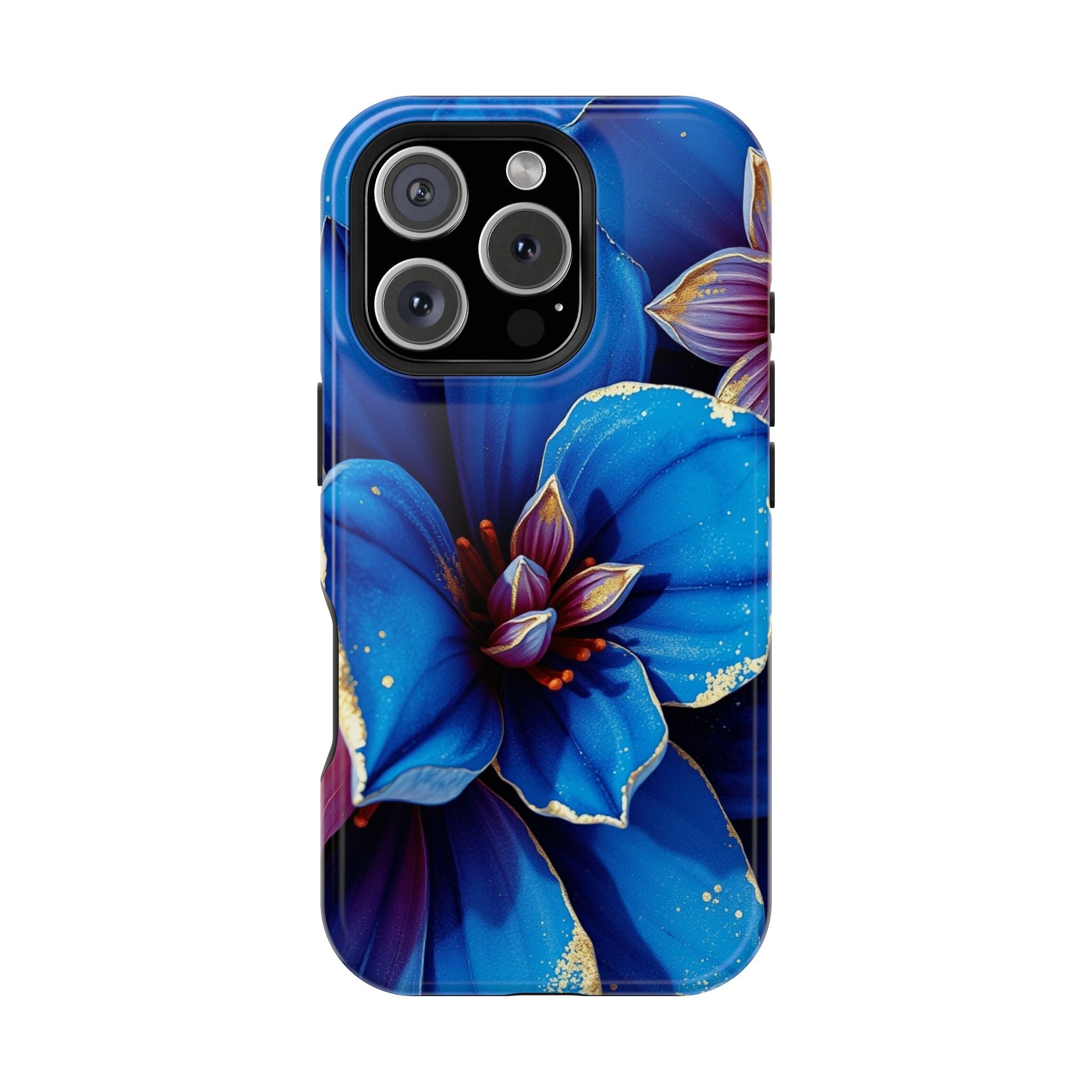 iPhone Floral Gold Foil Serene Design Slim Snap Case Ga · iPhone Case