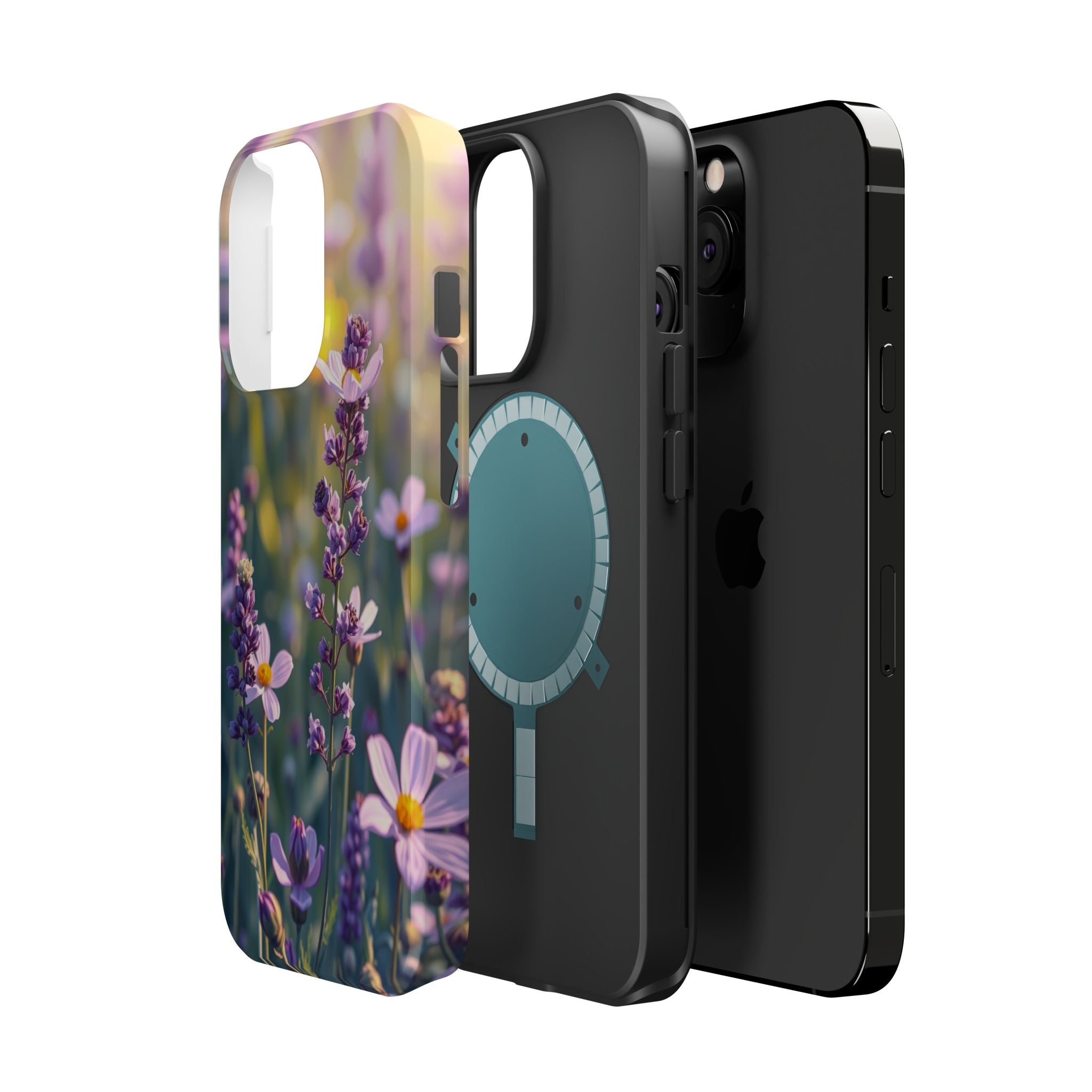 iPhone Lavender And Pearl Wildflower Field Slim iPhone Everyday · iPhone Case