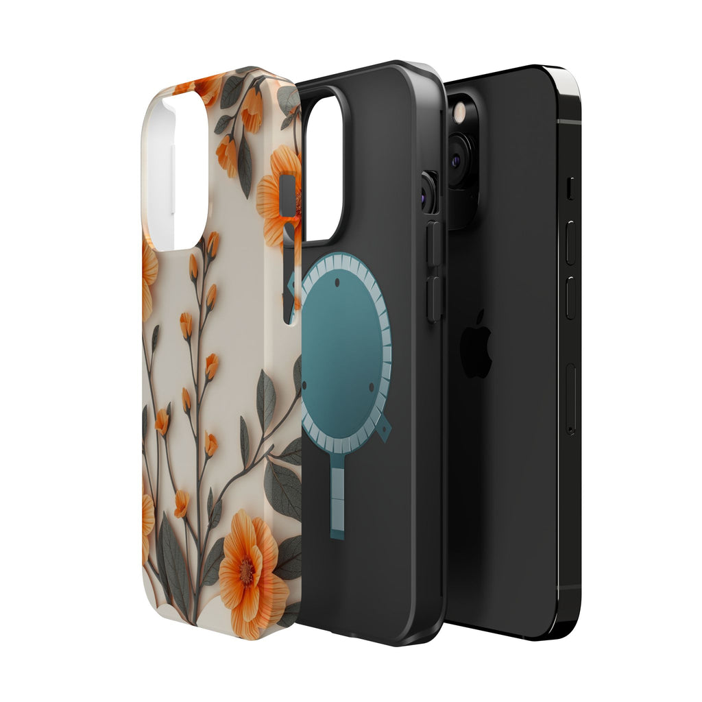 iPhone Vintage Botanical Print Paper Cut Art Slim iPhone Everyday · iPhone Case