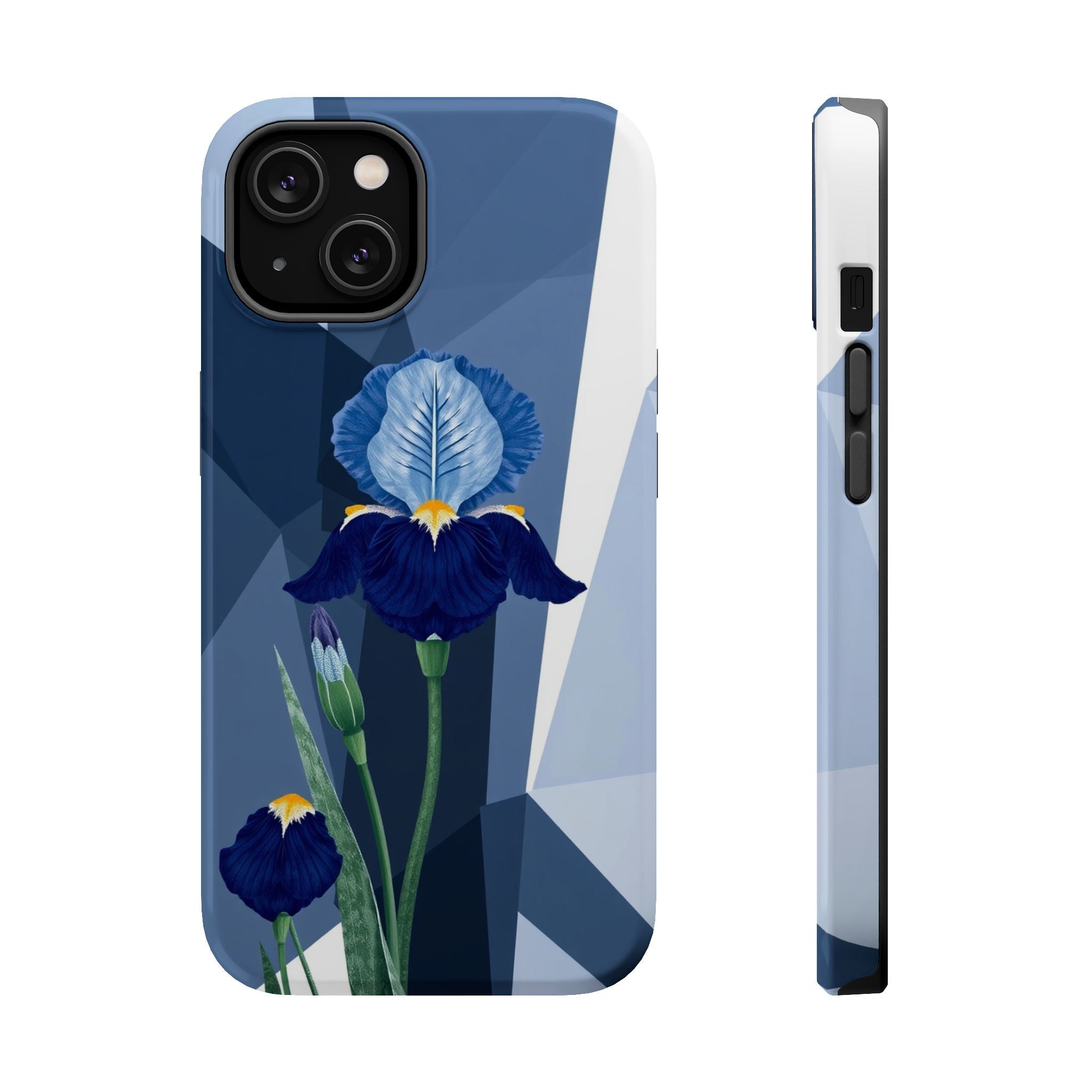 iPhone Earthy Iris Garden Design Bold Modern Everyday Snap Case · iPhone Case