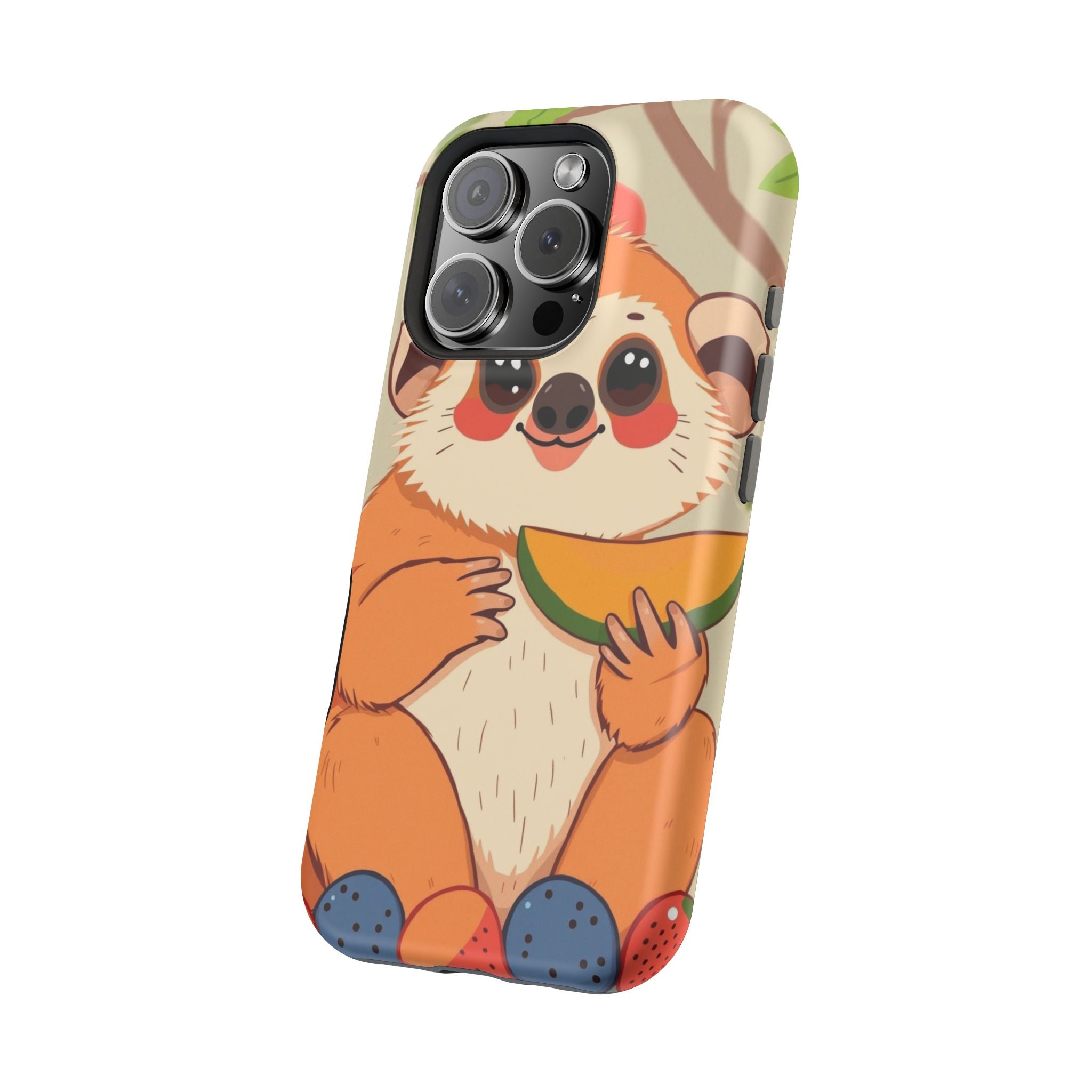 iPhone Slow Loris with Fruit Kids Fun iPhone Phone Case Gift Slim · iPhone Case