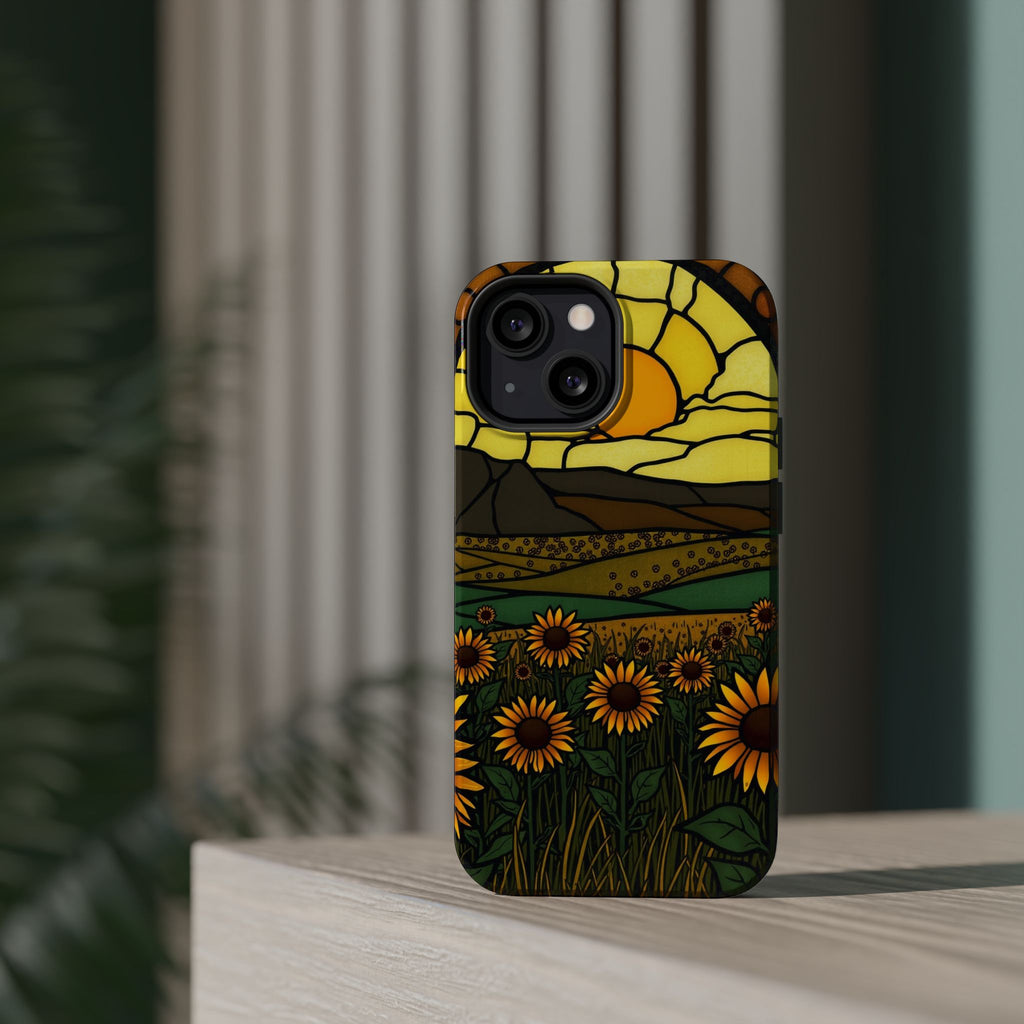 iPhone Sunflower Prairie Enchanted Art Slim Everyday Designer Case · iPhone Case