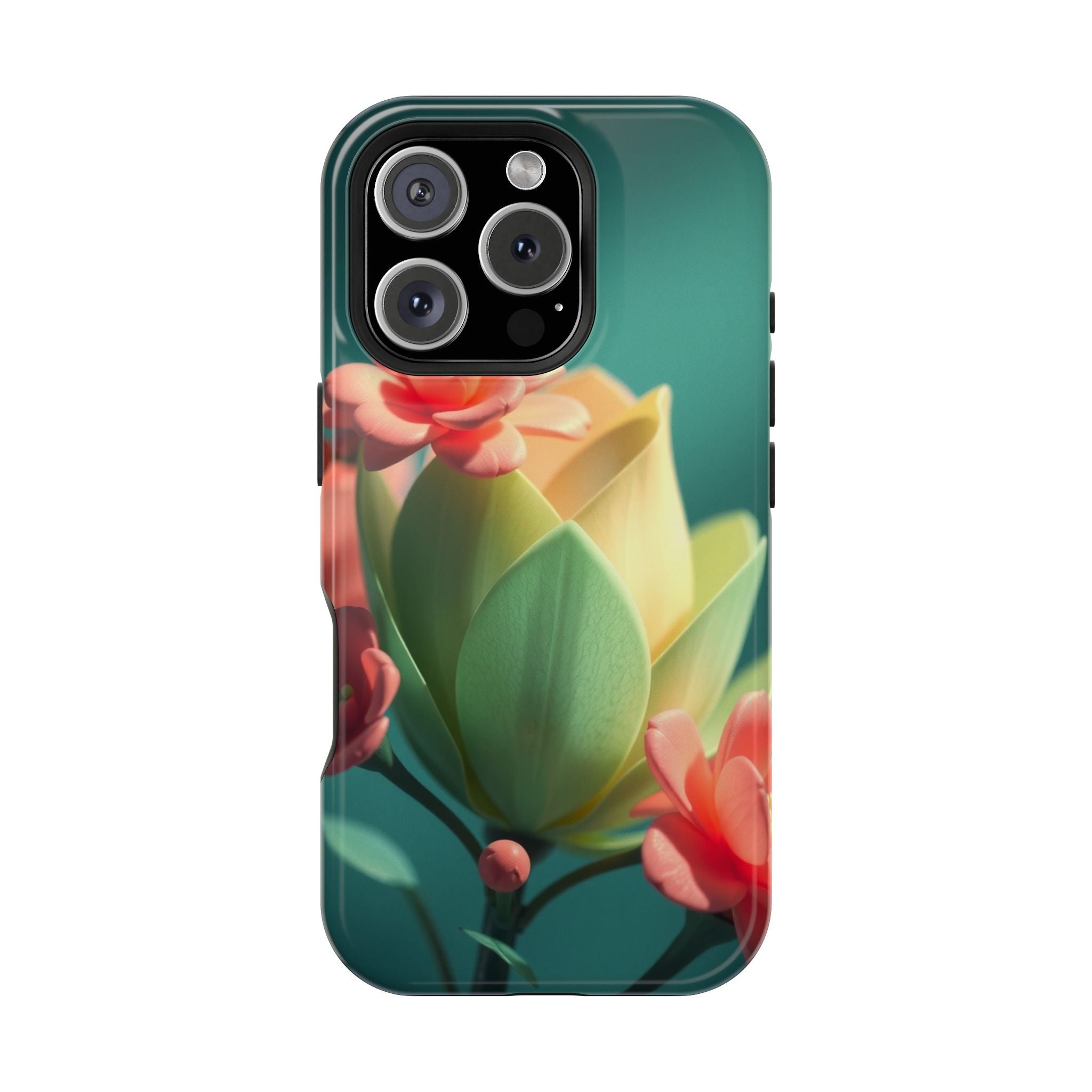 iPhone Floral Geometric Electric Art Slim Everyday Designer Case · iPhone Case
