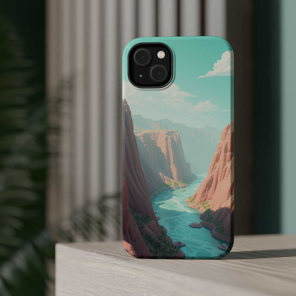 iPhone River Canyon Mystic Art Slim Everyday Designer Case · iPhone Case