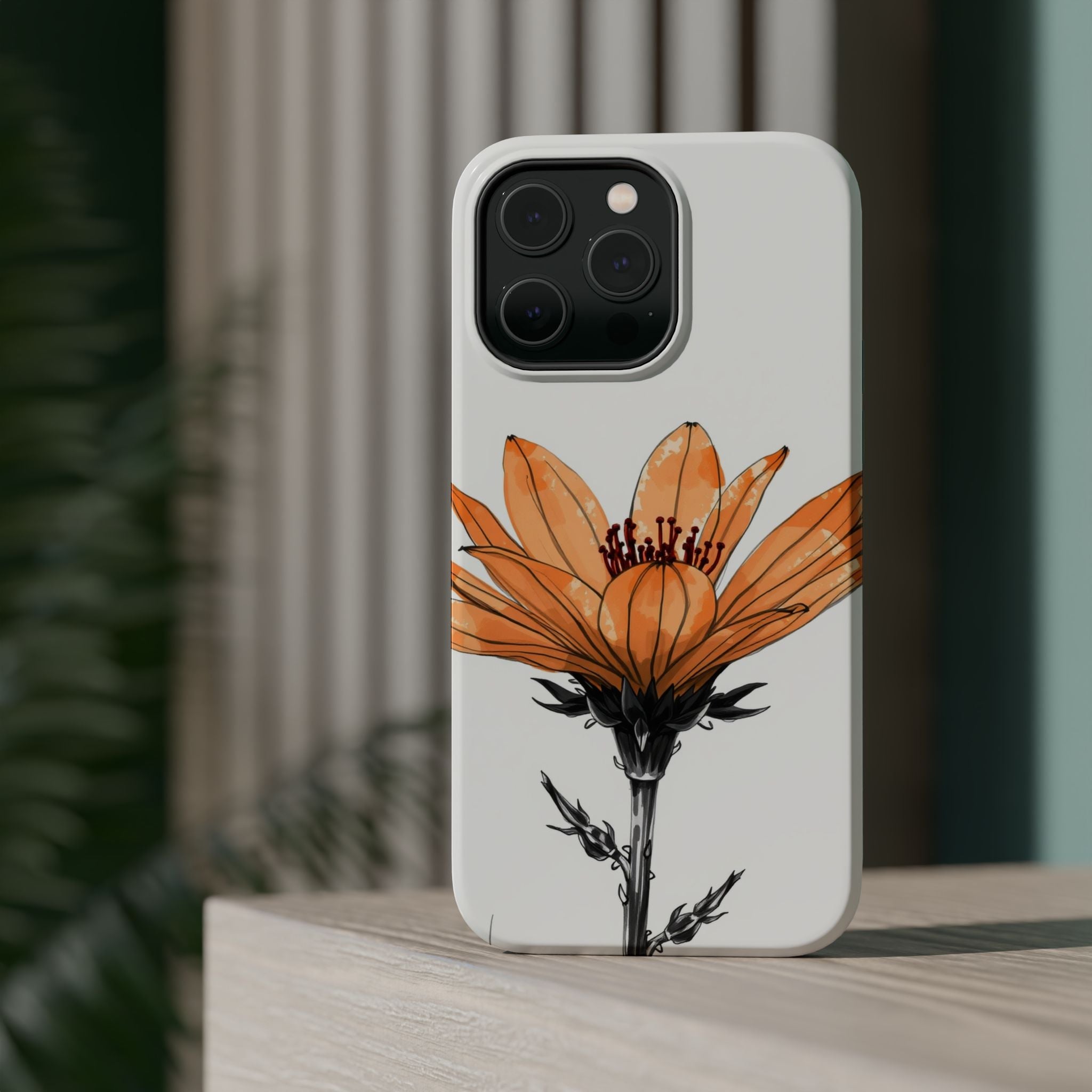 iPhone Earthy Desert Flower Design Bold Modern Everyday Snap Case · iPhone Case