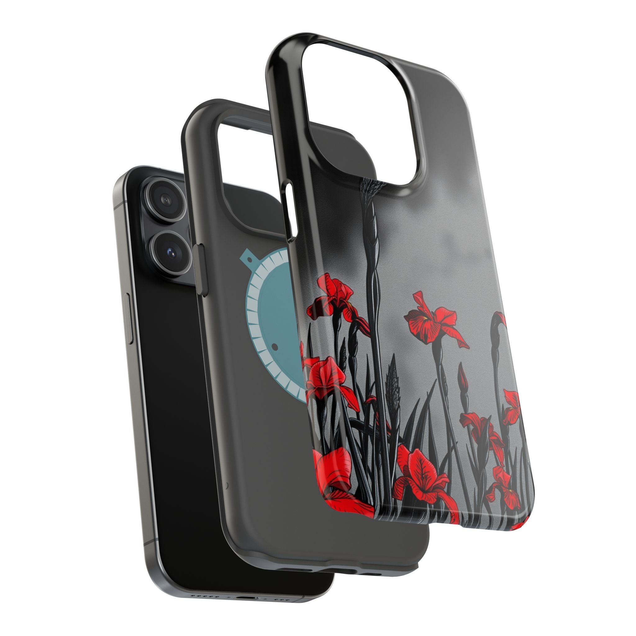 iPhone Iris Garden Cinematic Art Soft Finish Everyday Cas Slim Snap Case · iPhon