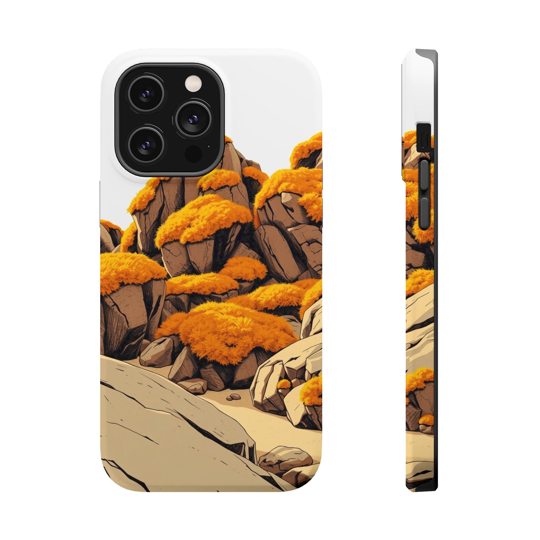 iPhone Moss Covered Rocks Bold Art Bold Modern Everyday Snap Case · iPhone Case