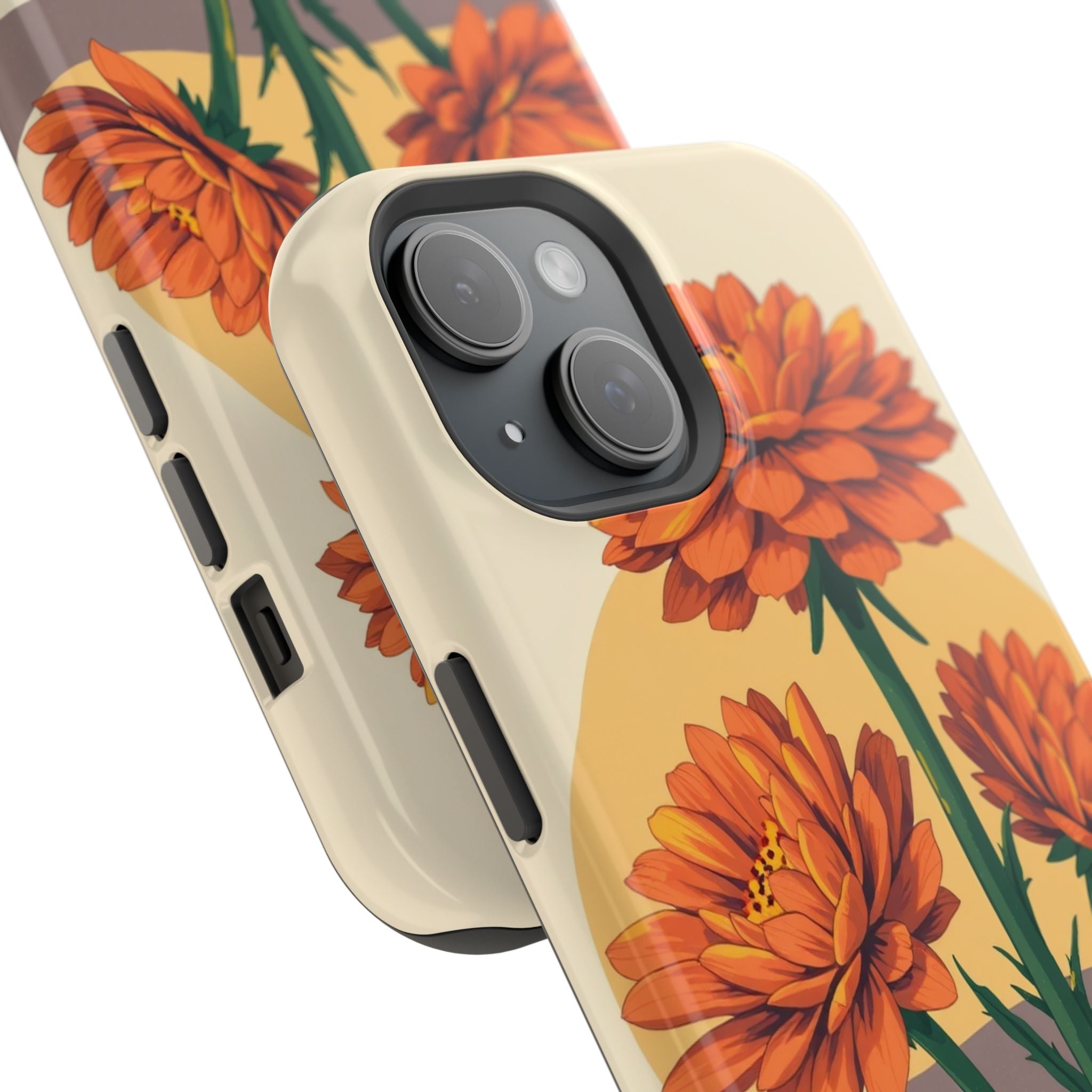 iPhone Ranunculus Stack Bold Art Bold Modern Everyday Snap Case · iPhone Case