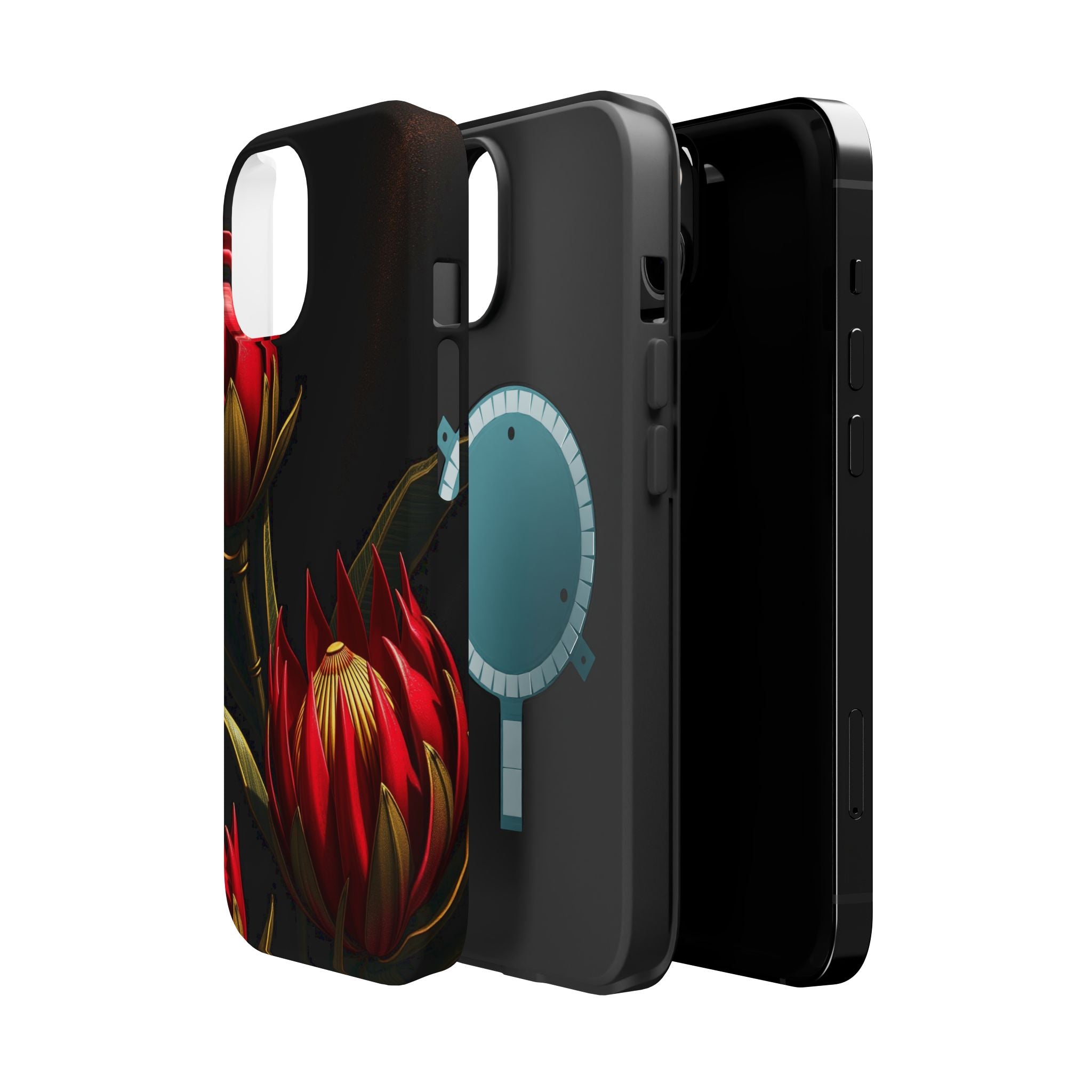 iPhone Protea Bold Gold Foil Luxury Slim Everyday Designer Case · iPhone Case