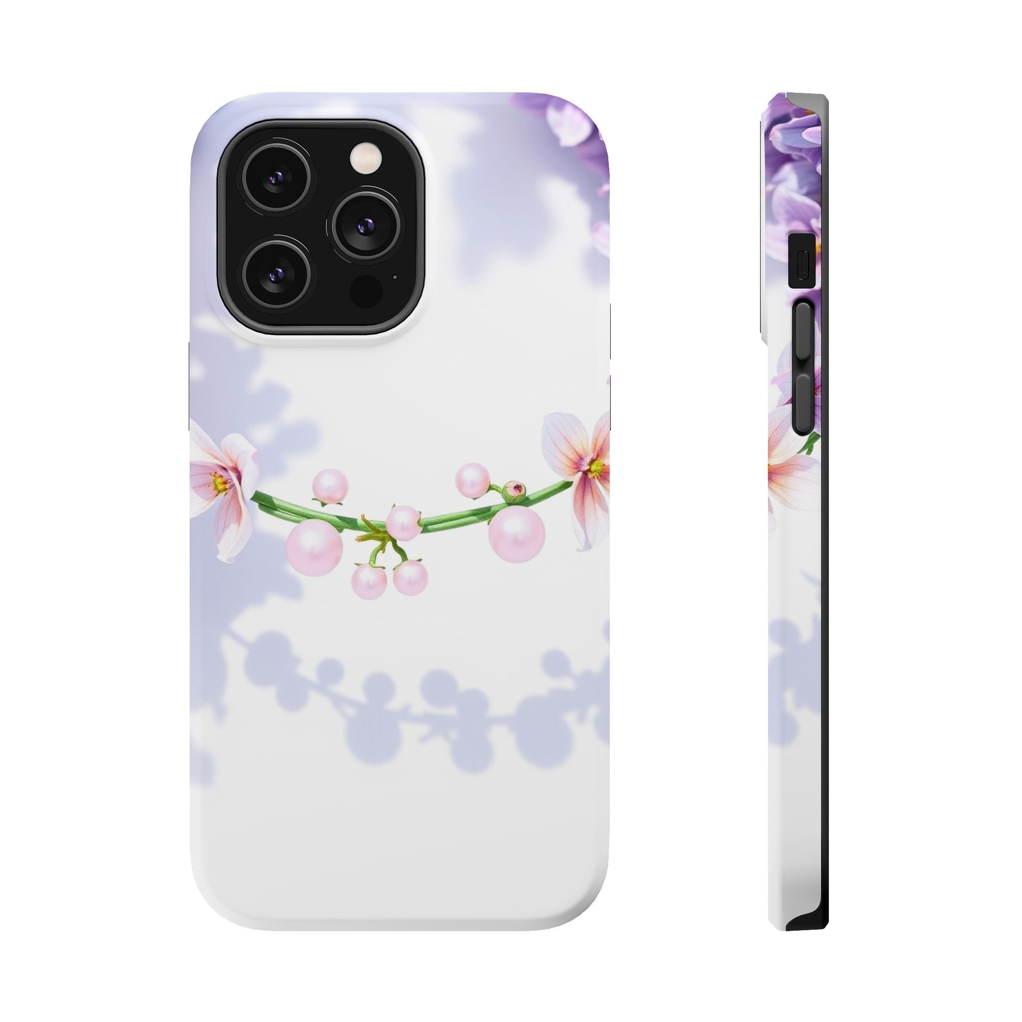 iPhone Vibrant Floral Crown Design Clean Minimal Snap Cas Slim Snap Case · iPhon