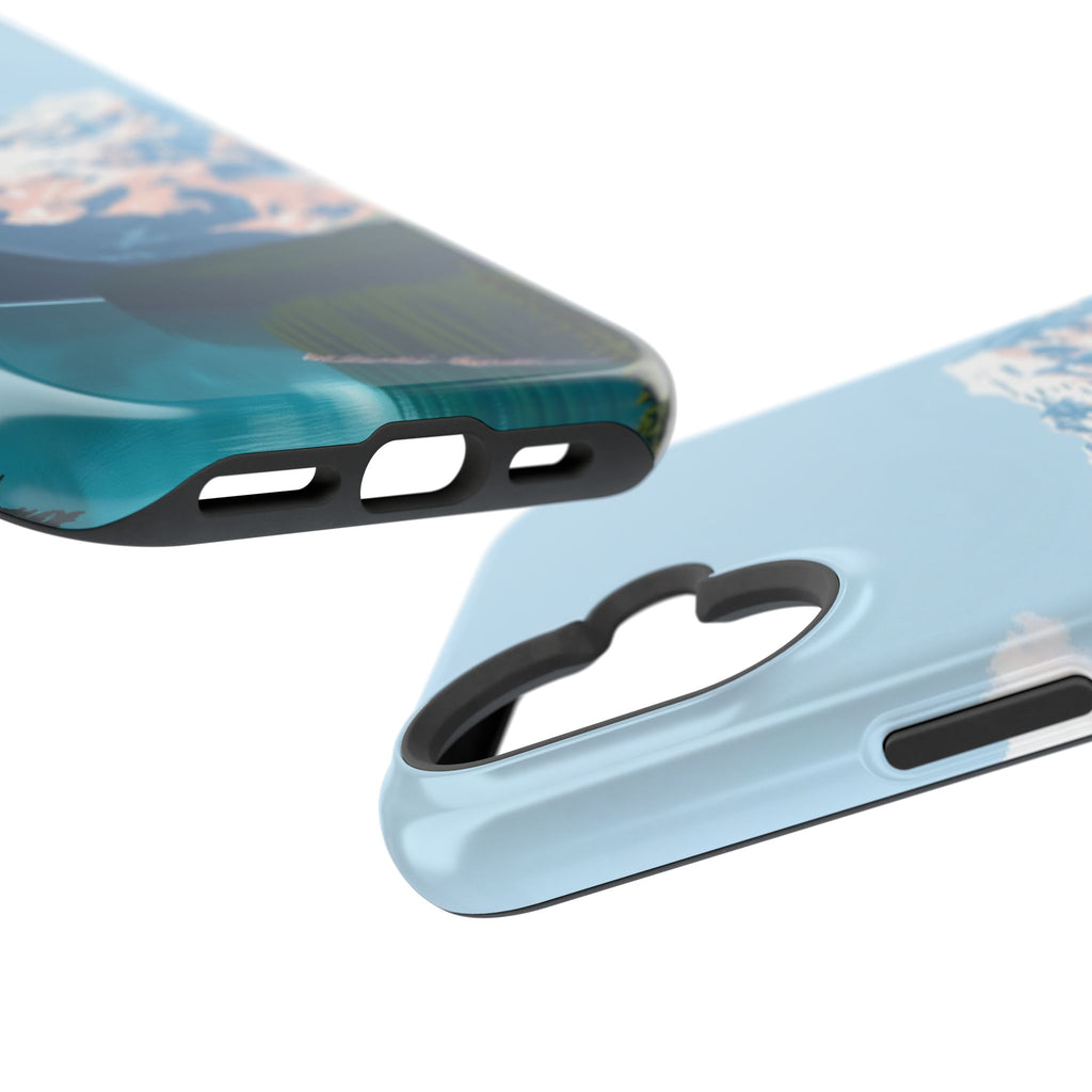 iPhone Serene Glacier Lake Design Bold Modern Everyday Snap Case · iPhone Case