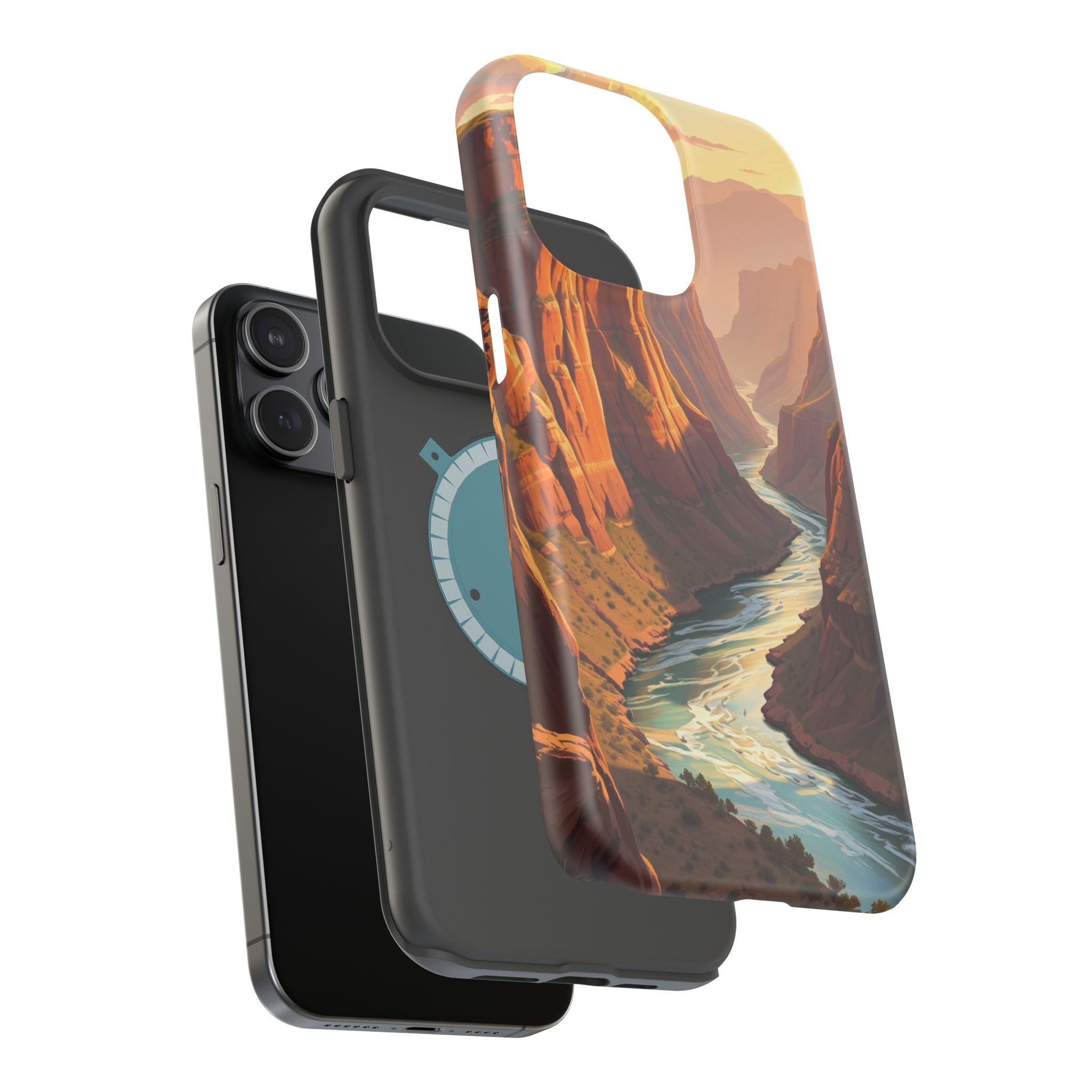 iPhone River Canyon Mystic Art Slim Everyday Designer Case · iPhone Case