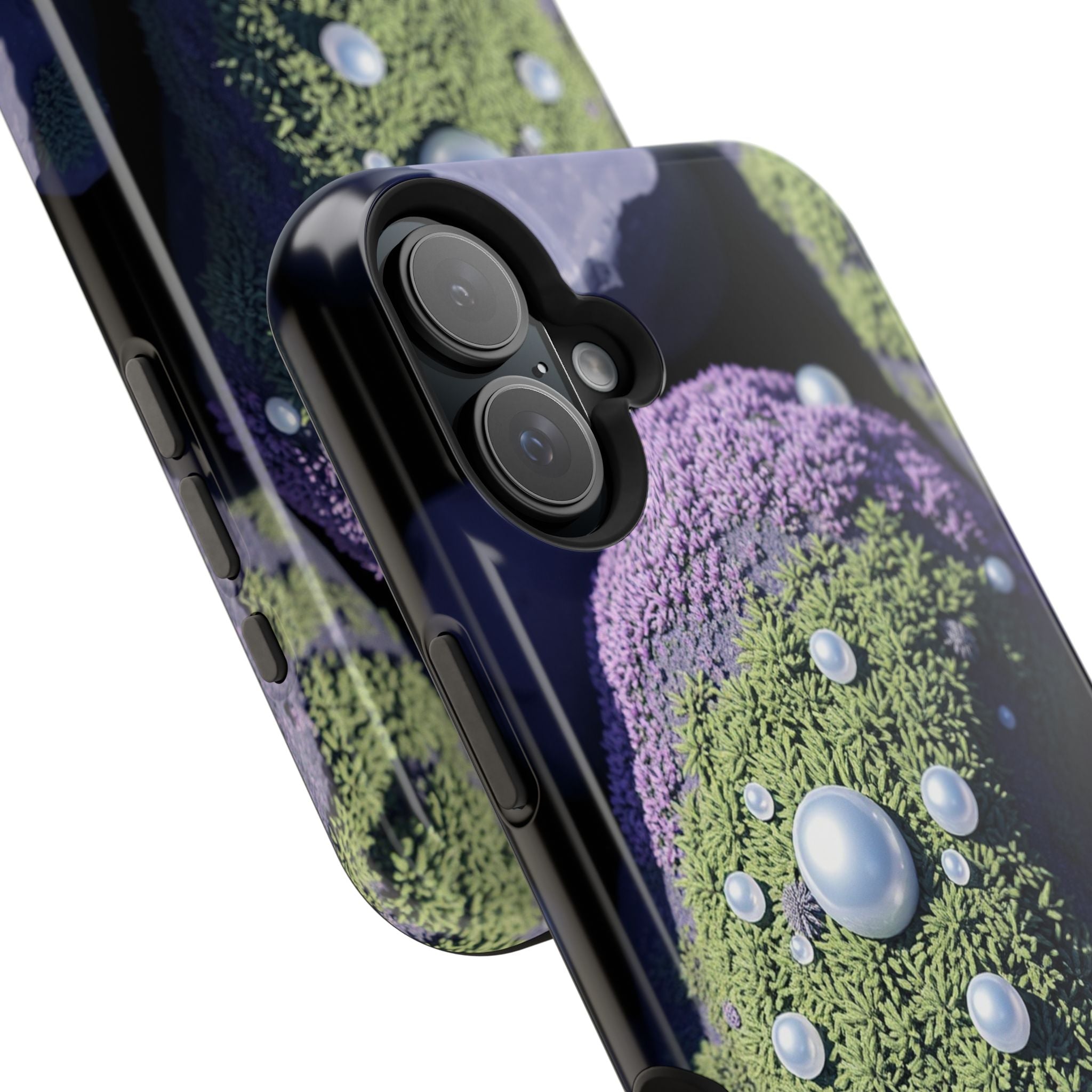 iPhone Moss Covered Rocks Electric Art Slim Everyday Designer Case · iPhone Case