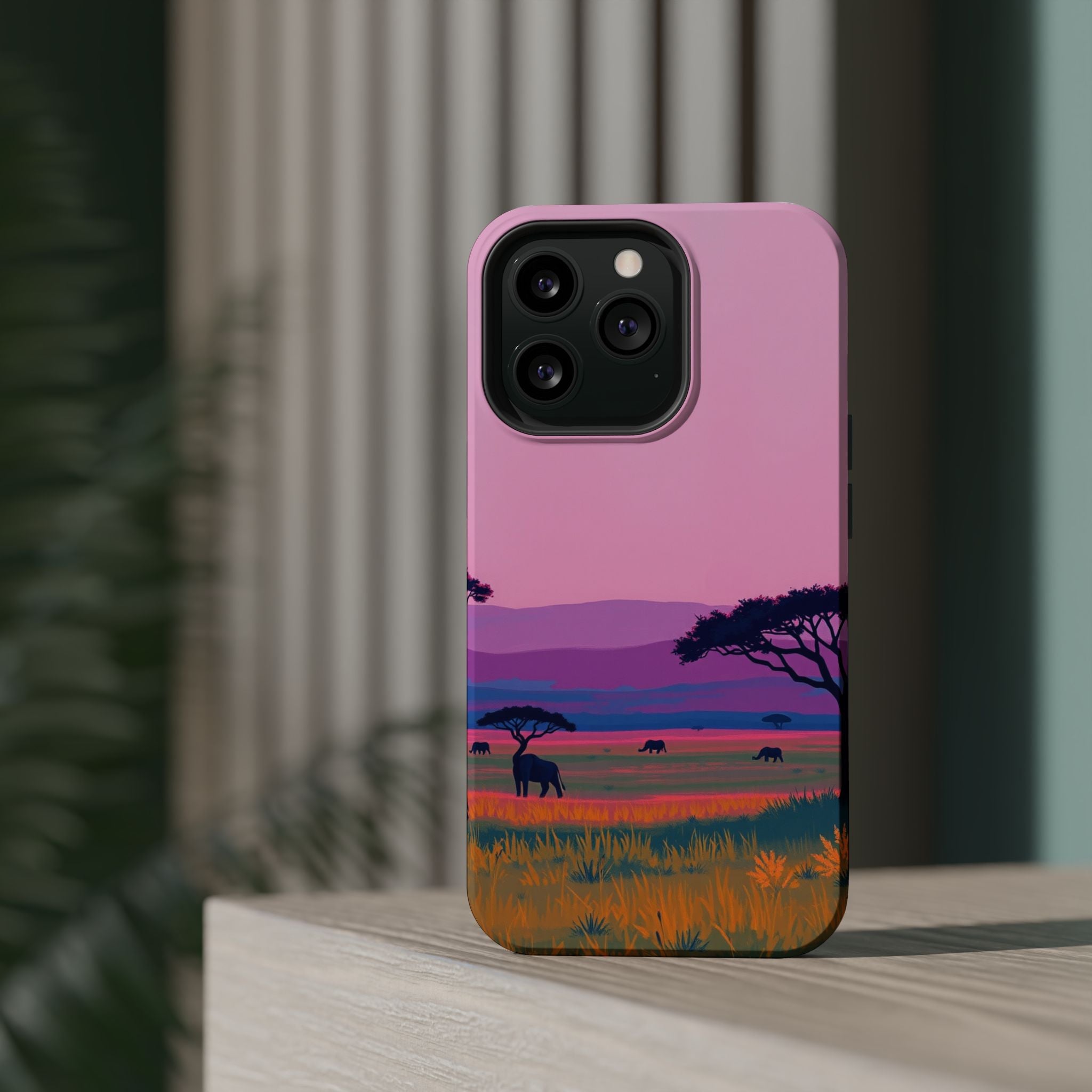 iPhone Savanna Horizon Electric Art Slim Everyday Designer Case · iPhone Case