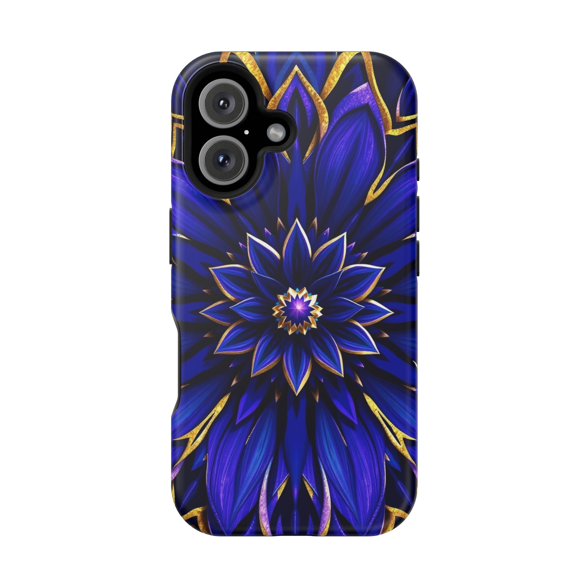 iPhone Floral Mandala Electric Art 14 Slim Everyday Designer Case · iPhone Case