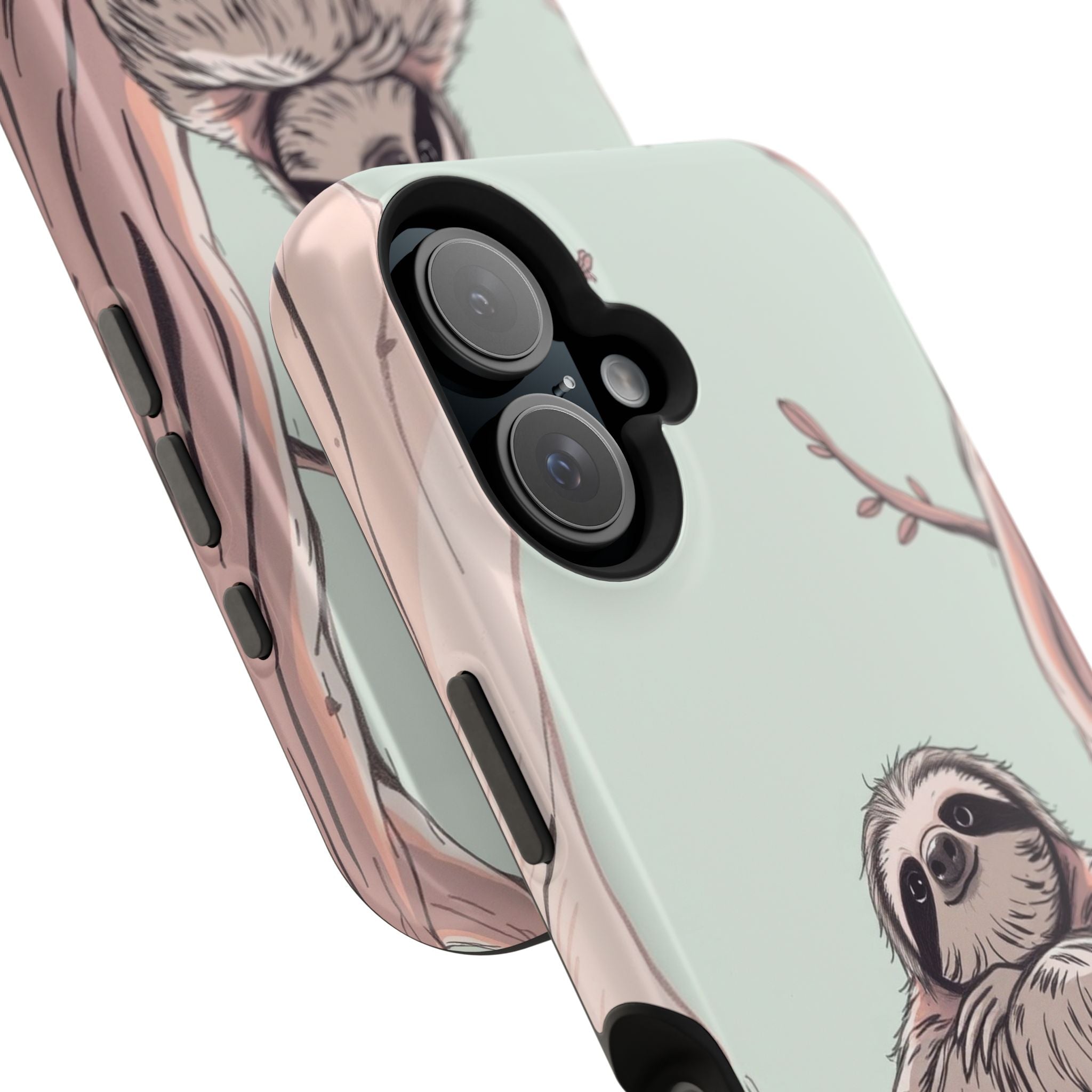 iPhone Cozy Sloth Mode Hand-Drawn Sketch Slim Everyday Designer Case · iPhone Ca