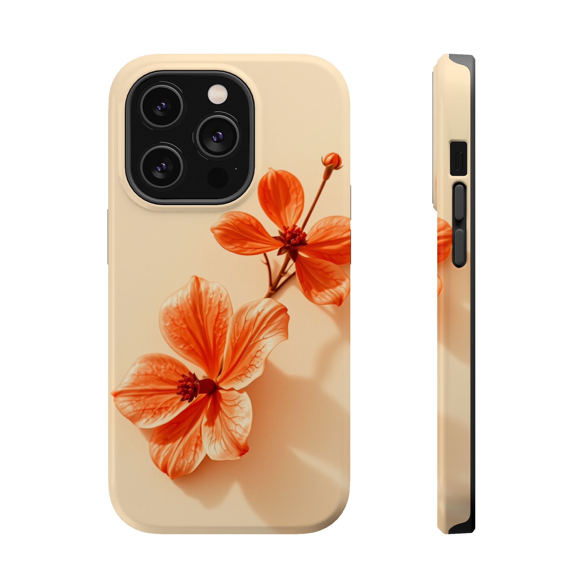 iPhone Floral Ink Wash Pastel Kawaii Slim Everyday Designer Case · iPhone Case