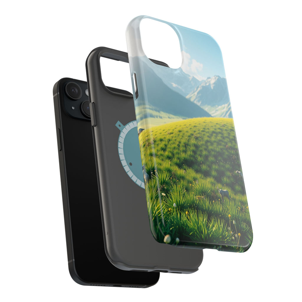 iPhone Vibrant Alpine Meadow Design Slim Everyday Designer Case · iPhone Case