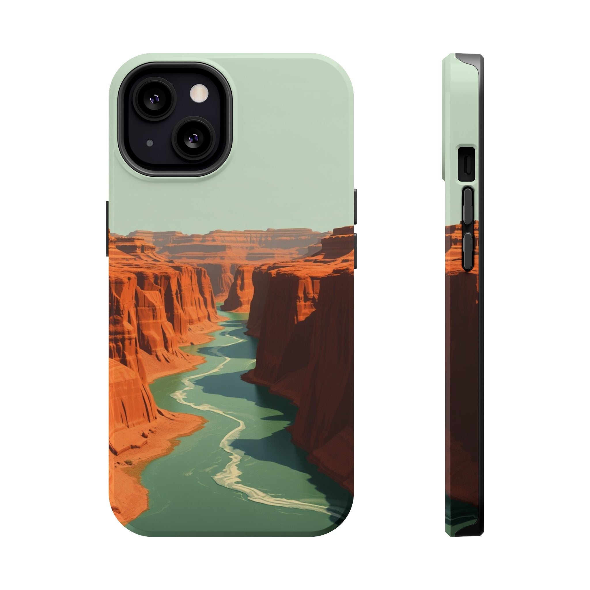 iPhone Burnt Orange And Sand River Canyon Slim iPhone Everyday Designer · iPhone