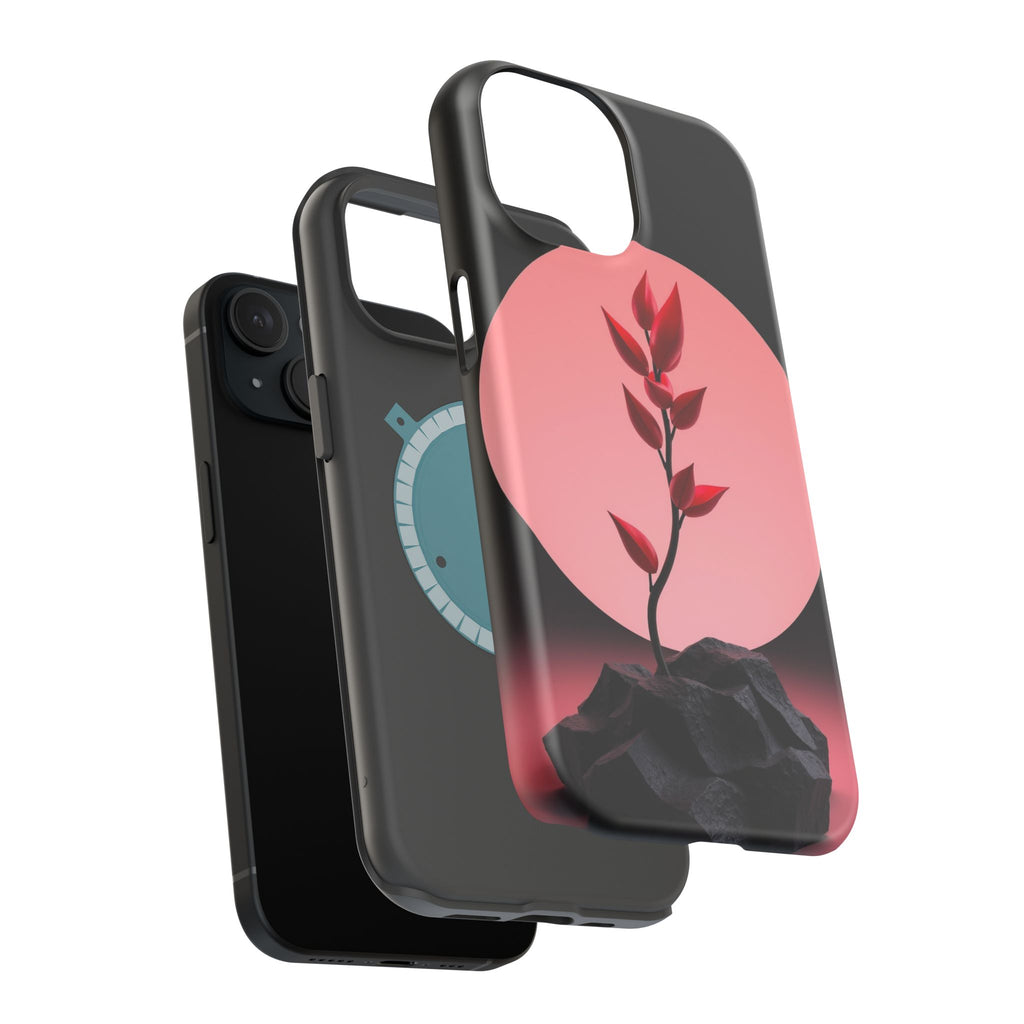 iPhone Serene Minimalist Stem Design Slim Everyday Designer Case · iPhone Case