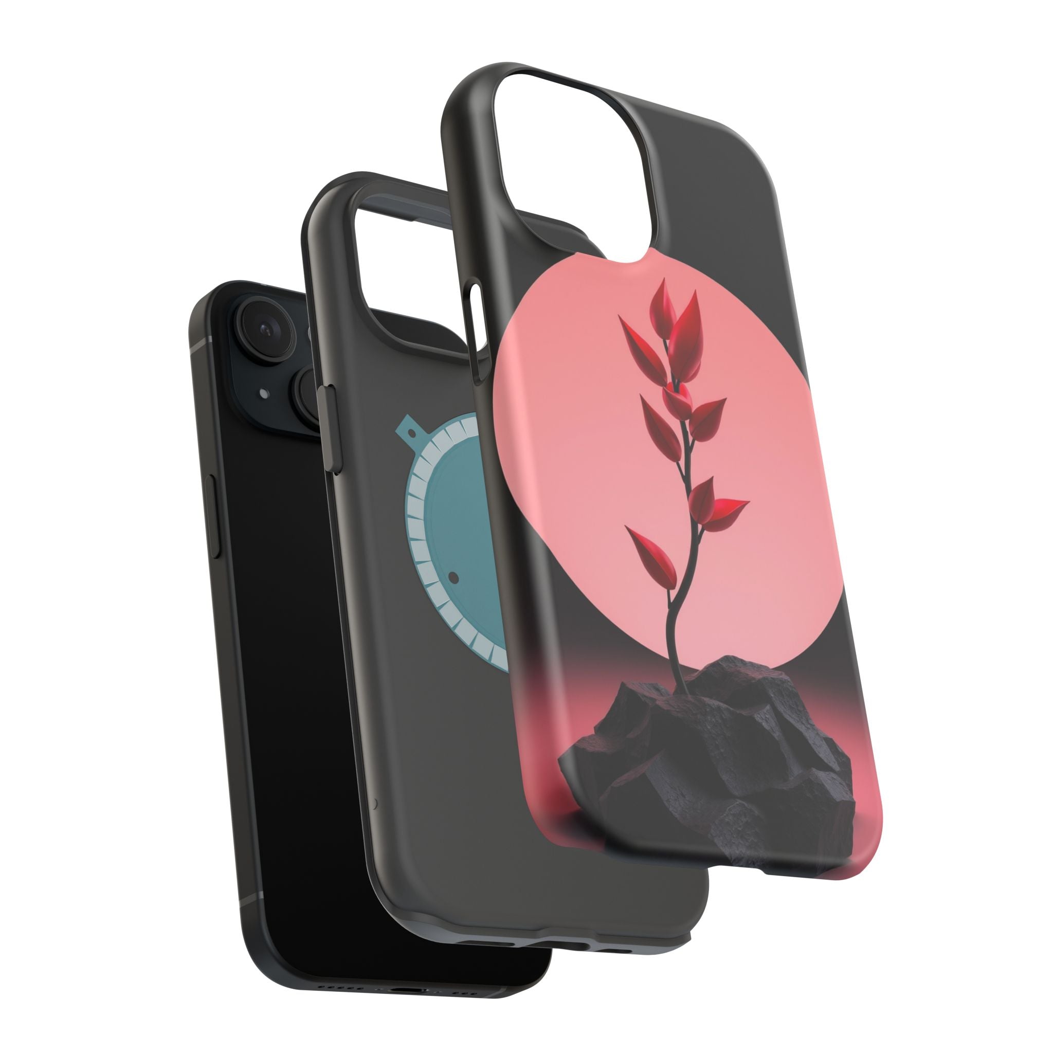 iPhone Serene Minimalist Stem Design Slim Everyday Designer Case · iPhone Case
