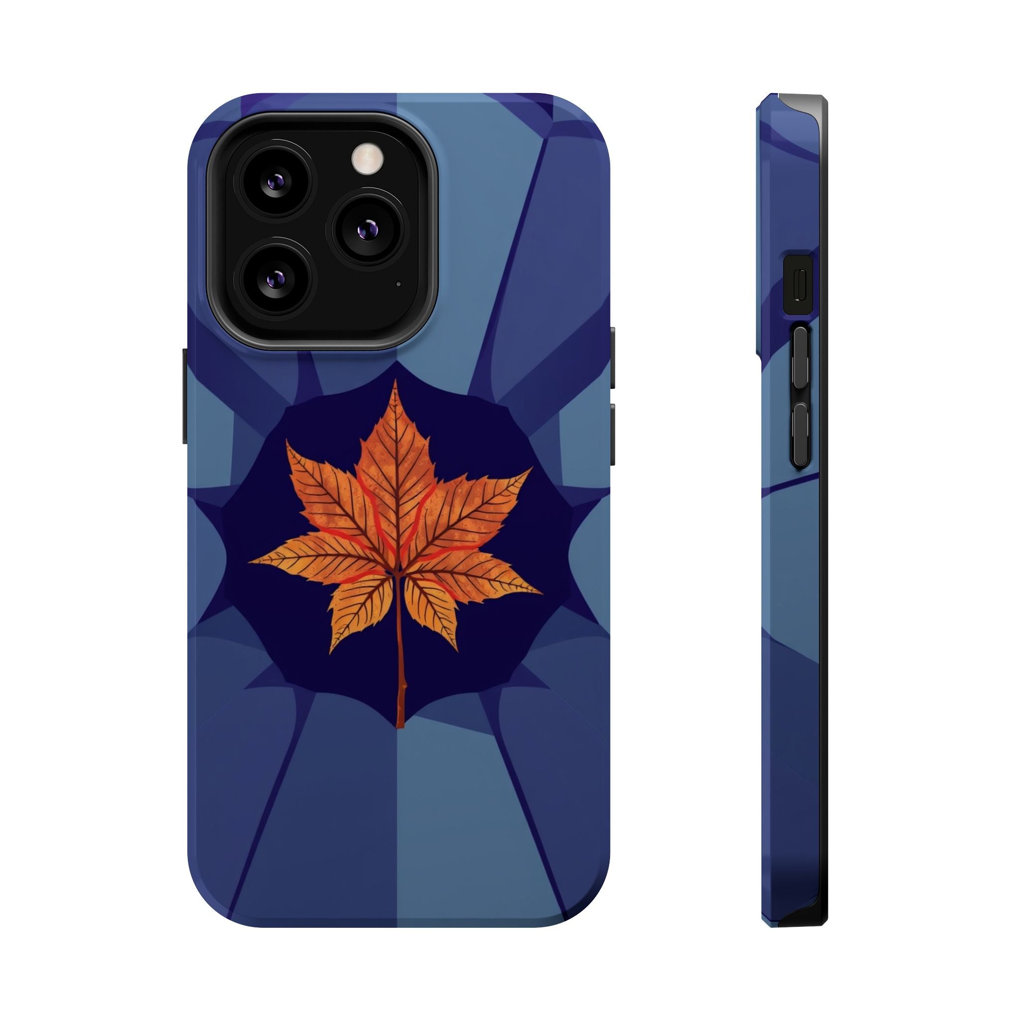 iPhone Autumn Maple Abstract Geometric Slim Everyday Designer Case · iPhone Case