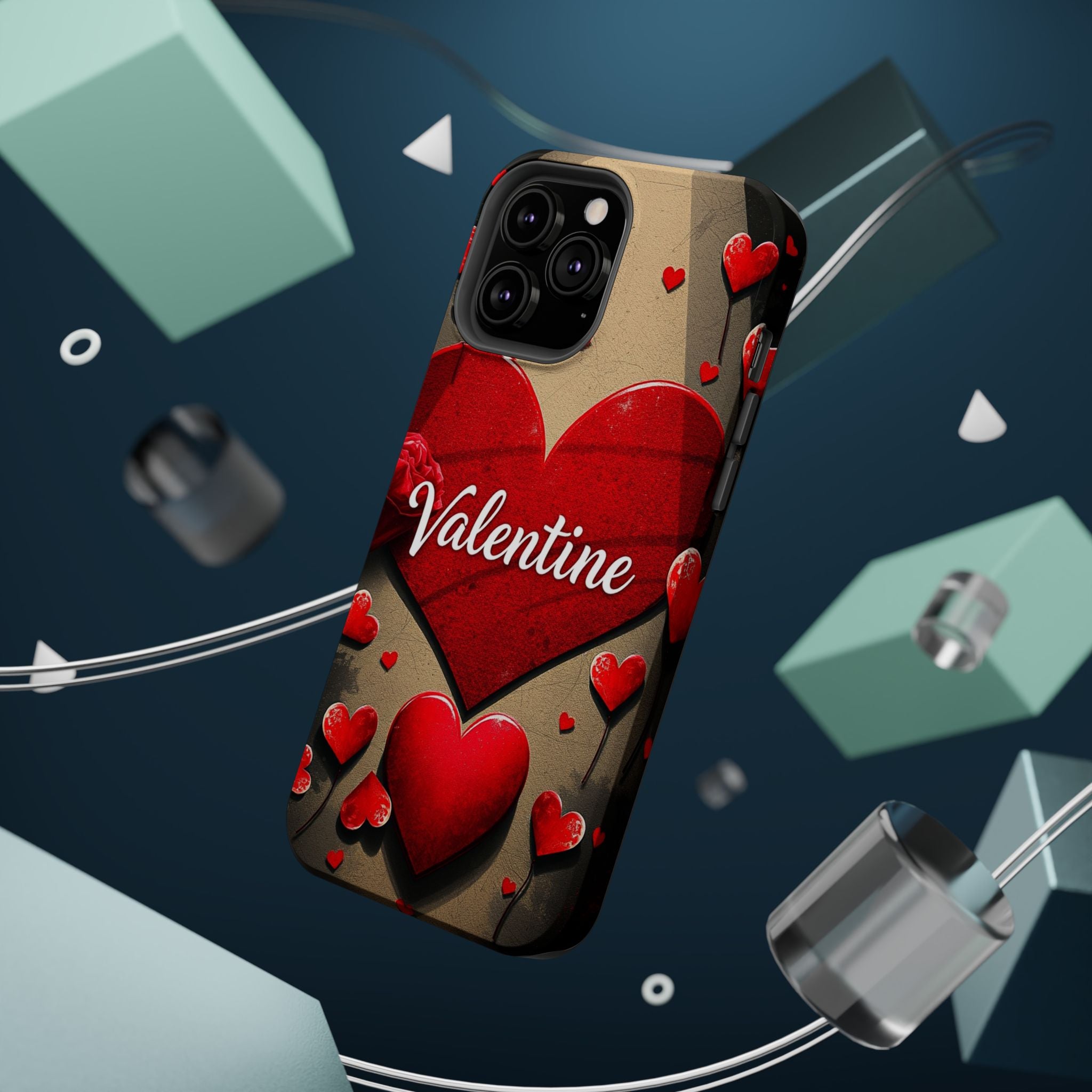 iPhone Serene Vintage Valentine Card Design Slim Everyday Designer Case · iPhone