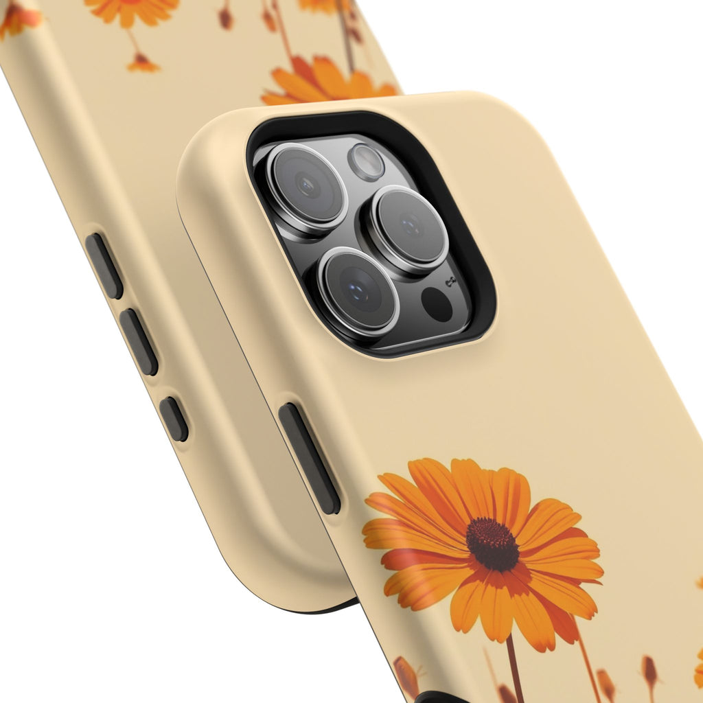 iPhone Wildflower Field Minimalist Line Art Slim Everyday Designer Case · iPhone