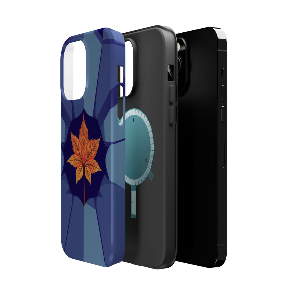 iPhone Autumn Maple Abstract Geometric Slim Everyday Designer Case · iPhone Case
