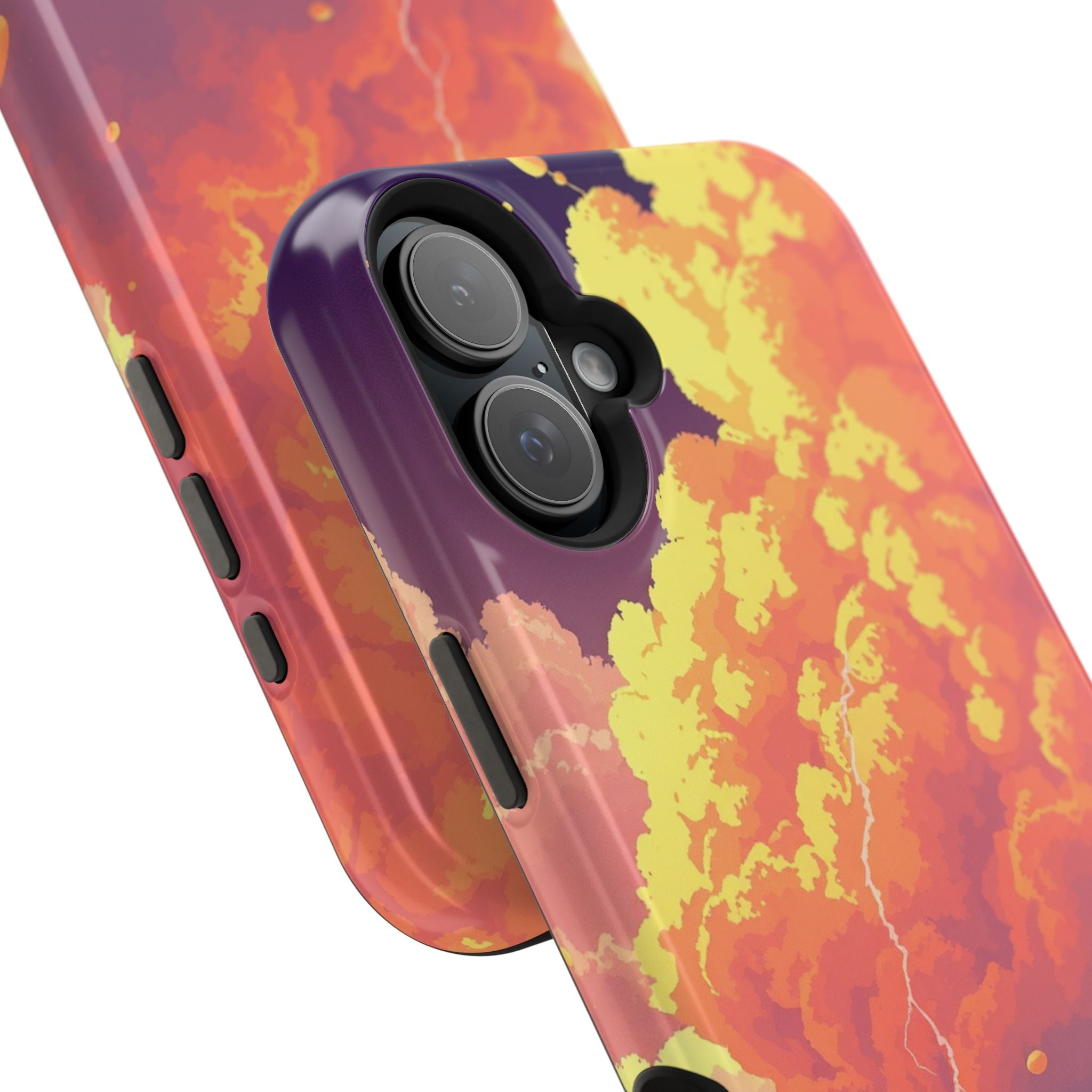 iPhone Sunset Amber And Peach Petal Storm Slim iPhone Everyday Designer · iPhone