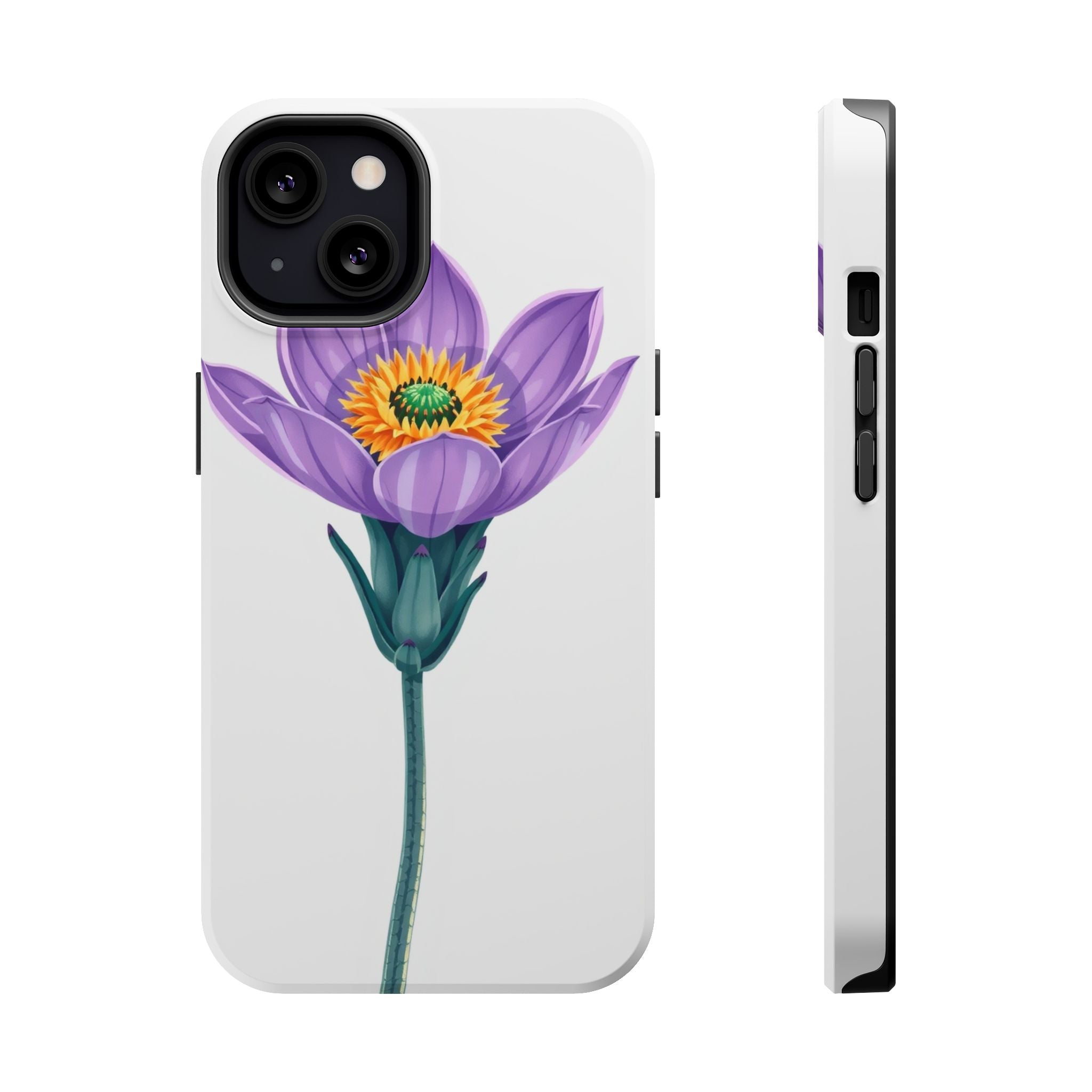 iPhone Indigo And Violet Desert Flower Slim Everyday Designer Case · iPhone Case