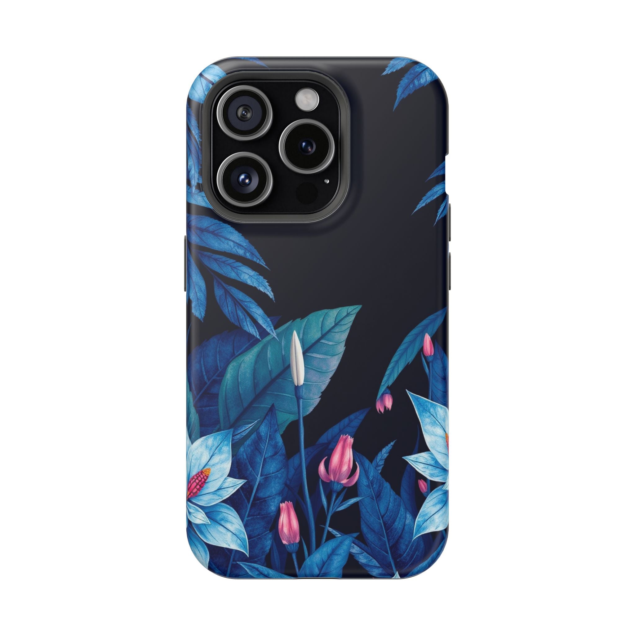 iPhone Serene Jungle Floral Design Clean Minimal Snap Cas Slim Snap Case · iPhon