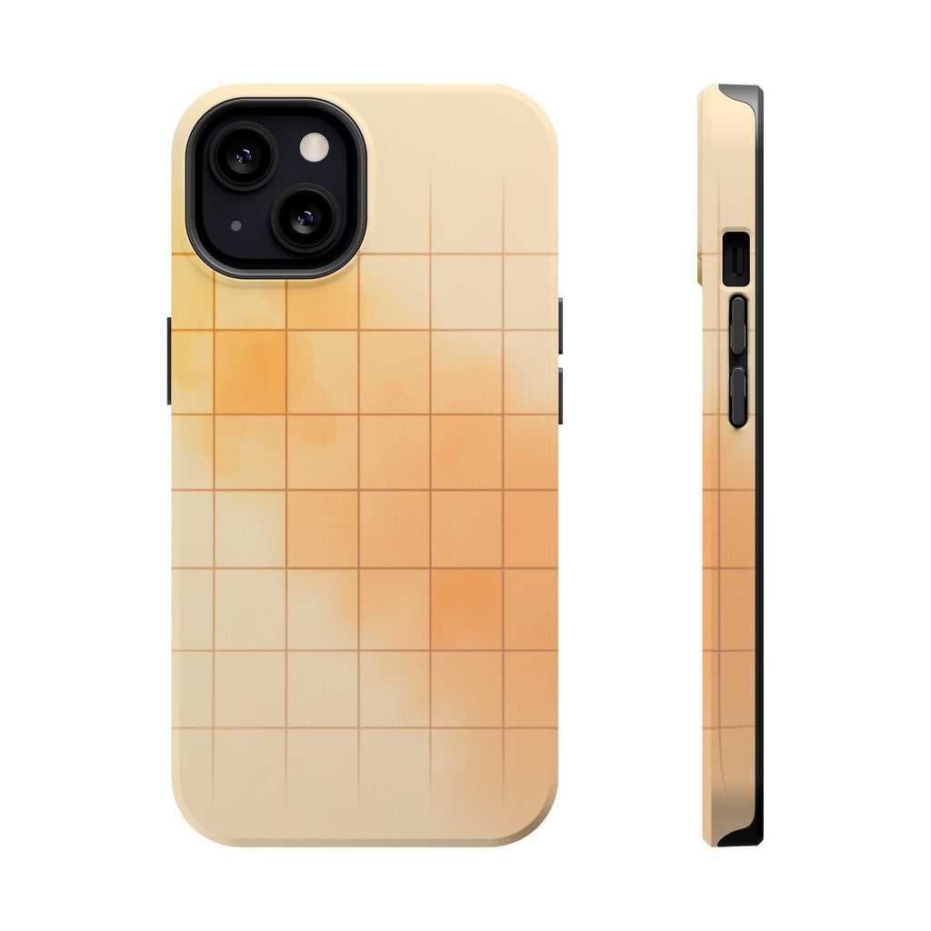 iPhone Op Art Grid Vibrant Watercolor Slim Everyday Designer Case · iPhone Case