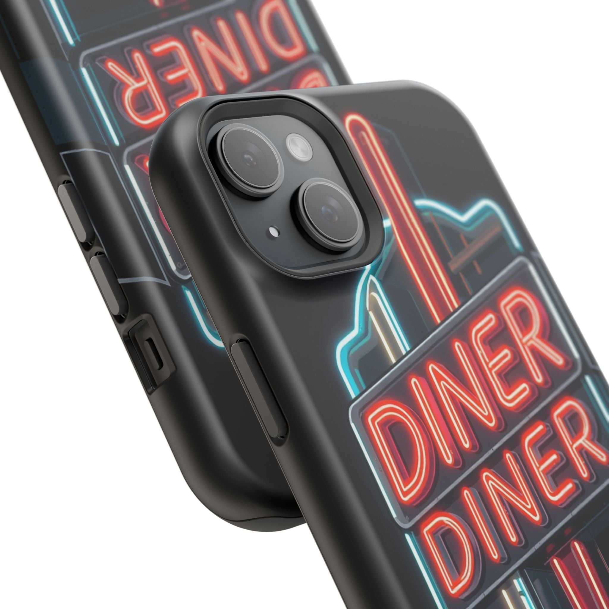 iPhone Neon Diner Sign Electric Art Slim Everyday Designer Case · iPhone Case