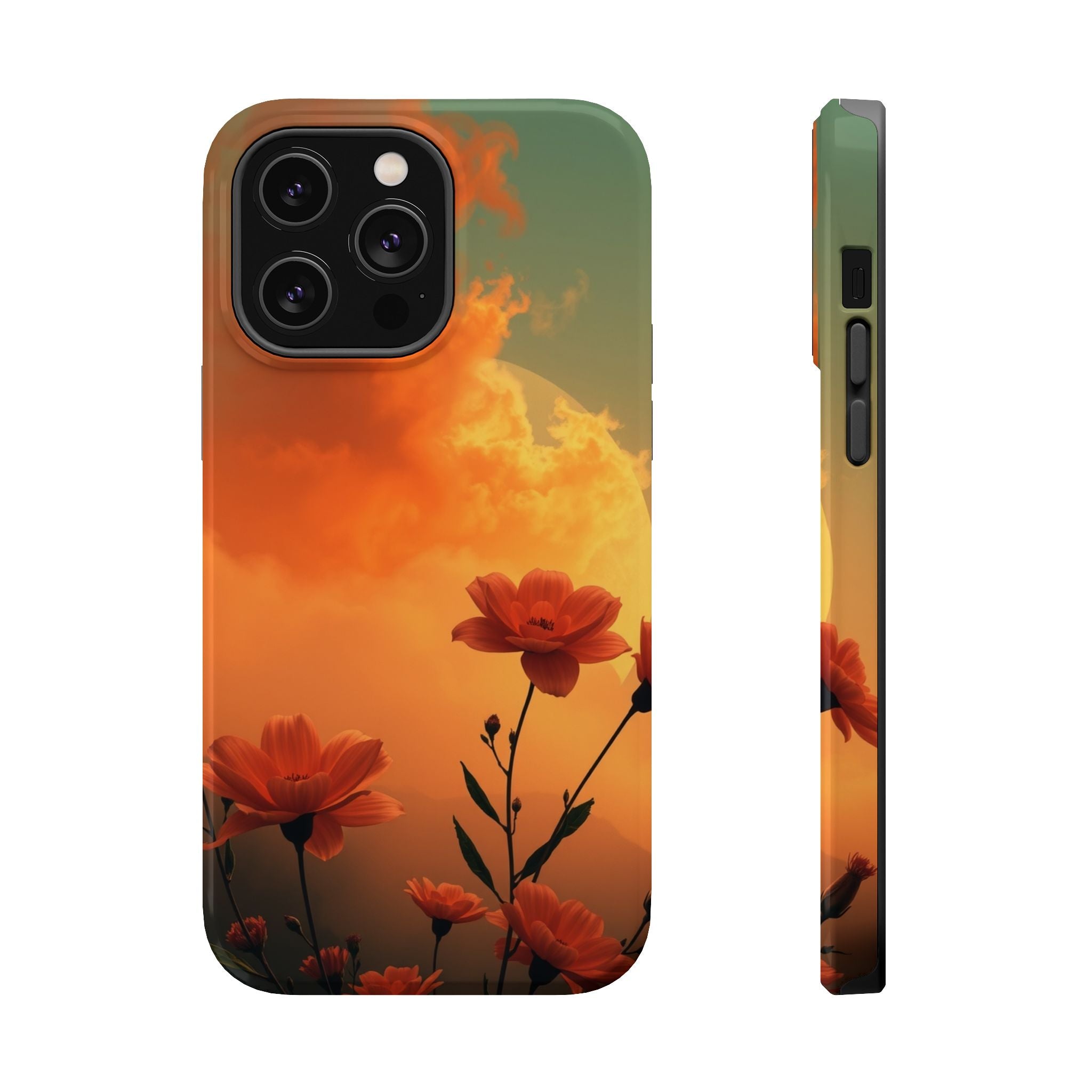 iPhone Floral Ombre Enchanted Art Bold Modern Everyday Snap Case · iPhone Case