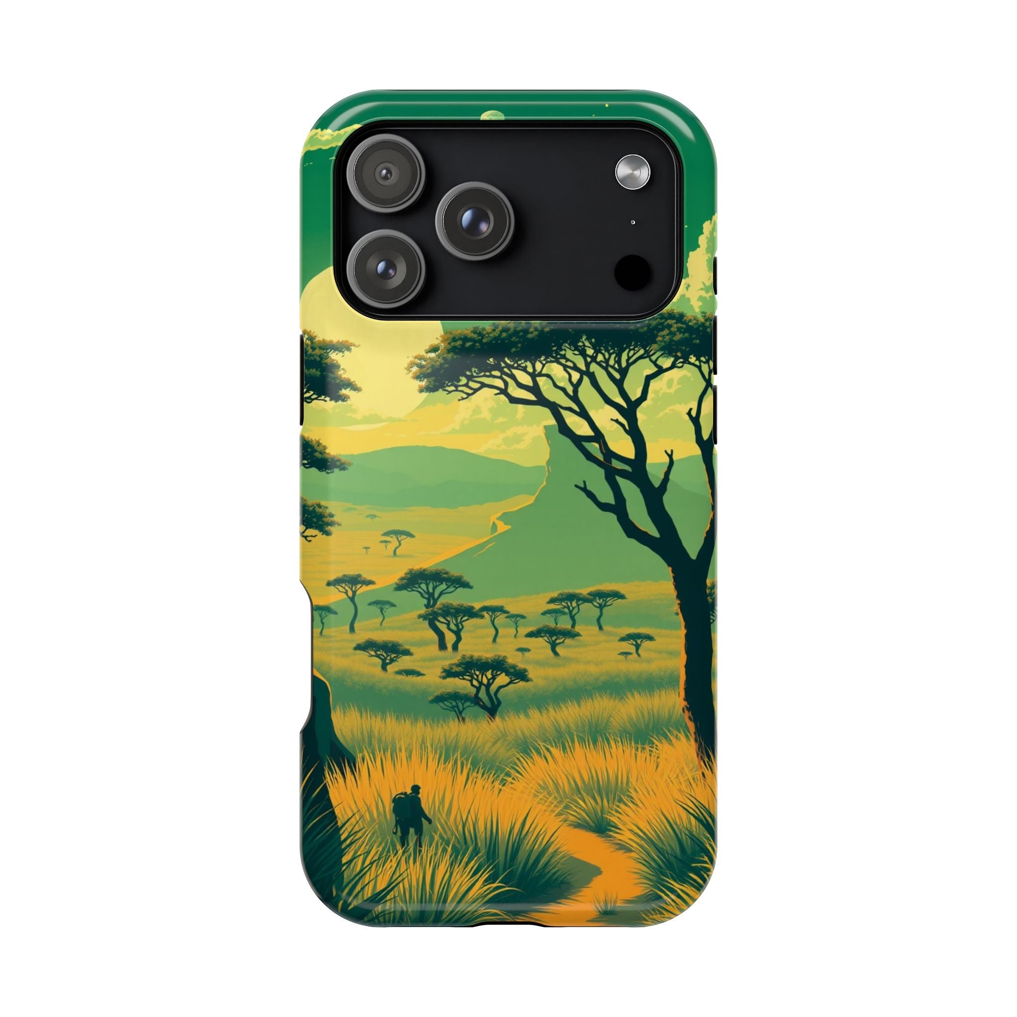 iPhone Savanna Horizon Pixel Art -Bit Slim Everyday Designer Case · iPhone Case