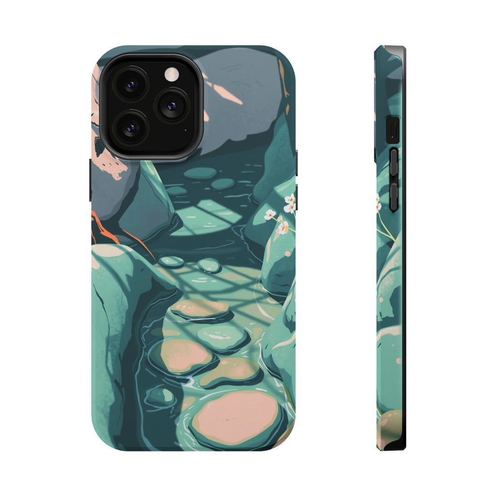 iPhone Vibrant Spring Creek Design 19 Slim Everyday Designer Case · iPhone Case