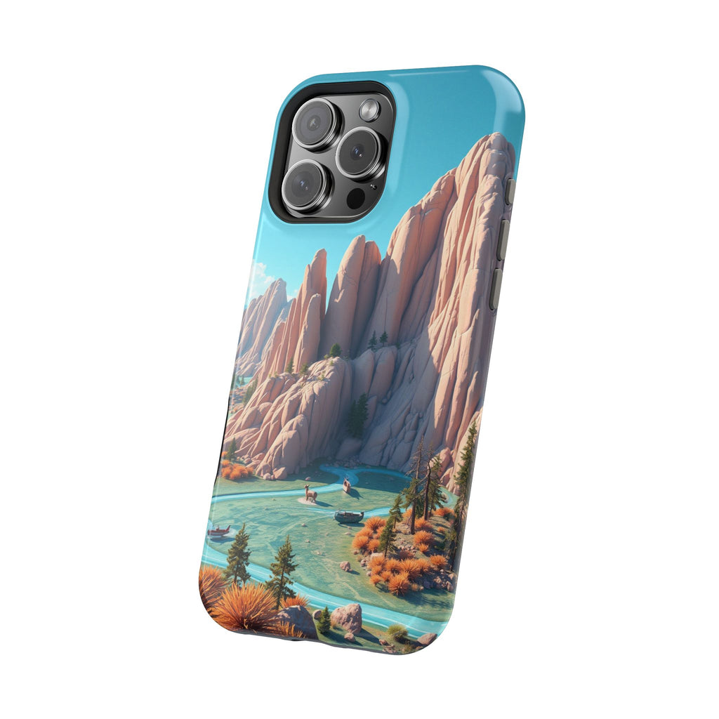 iPhone Pine Ridge Electric Art Slim Everyday Designer Case · iPhone Case