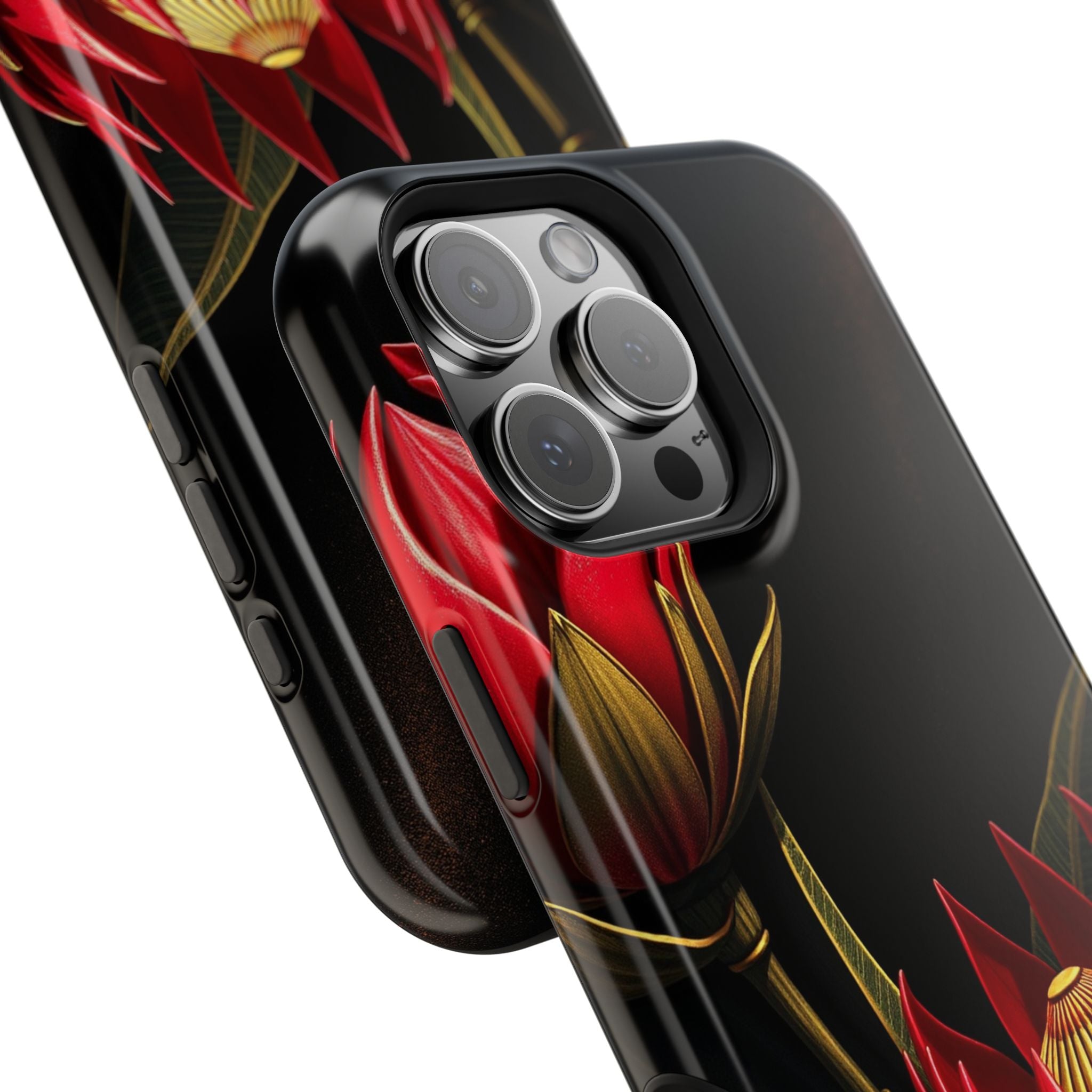 iPhone Protea Bold Gold Foil Luxury Slim Everyday Designer Case · iPhone Case