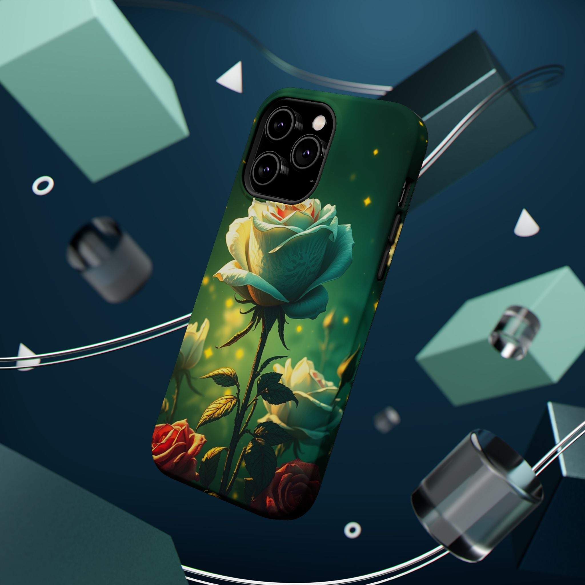 iPhone Earthy Rose Garden Design Bold Modern Everyday Snap Case · iPhone Case