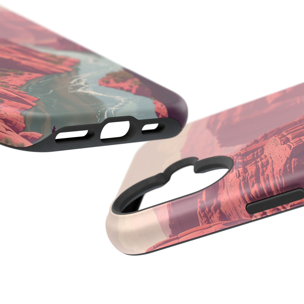 iPhone Rose Pink And Cream River Canyon Slim Everyday iPhone Designer · iPhone C