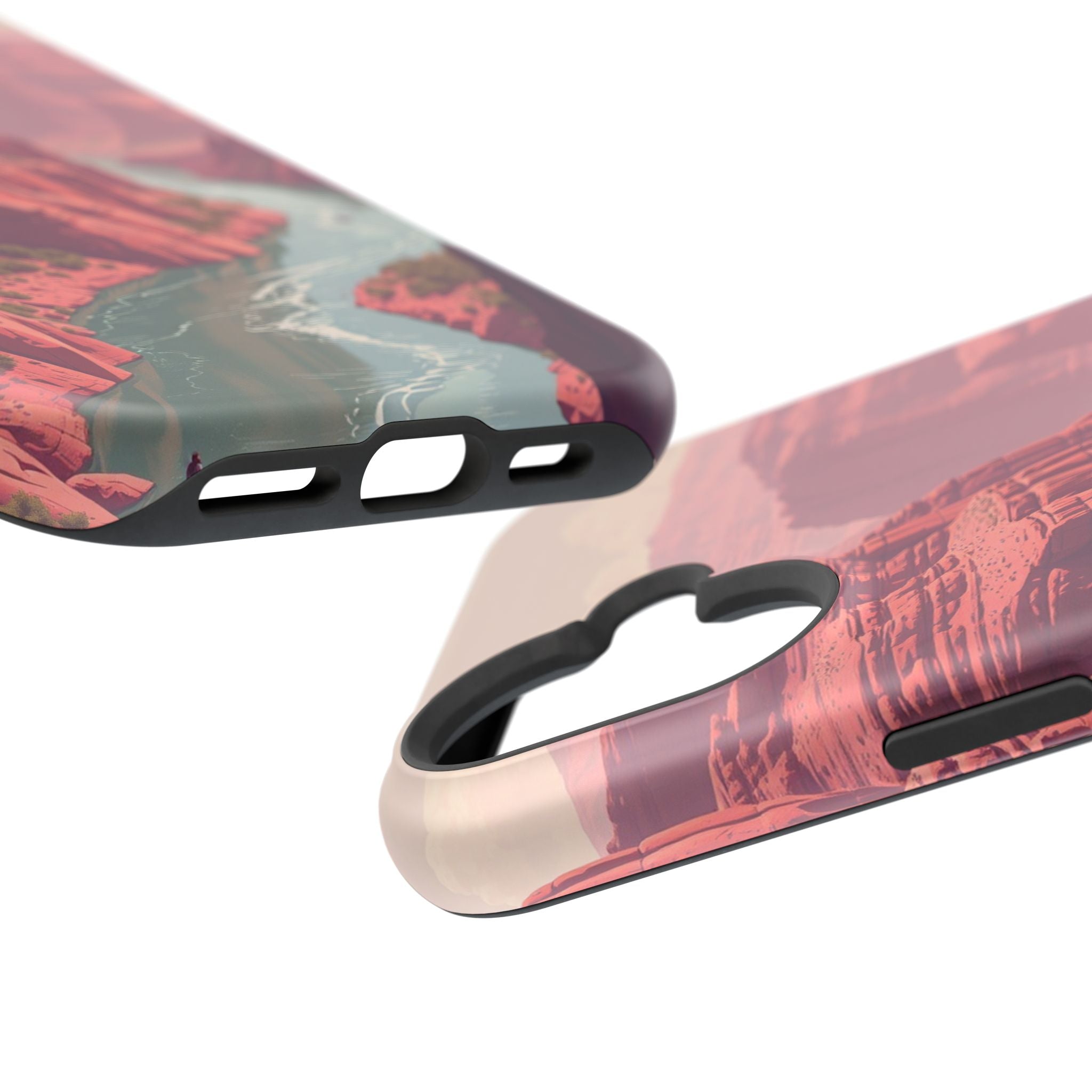 iPhone Rose Pink And Cream River Canyon Slim Everyday iPhone Designer · iPhone C
