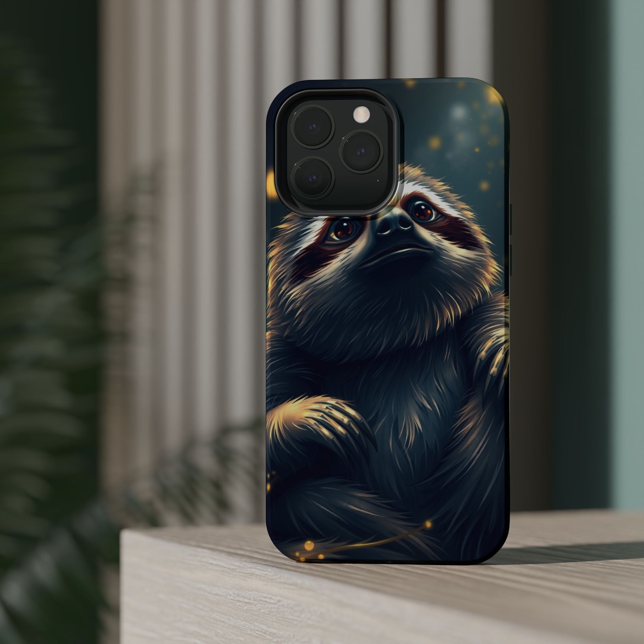 iPhone Vibrant Cozy Sloth Mode Design Slim Everyday Designer Case · iPhone Case