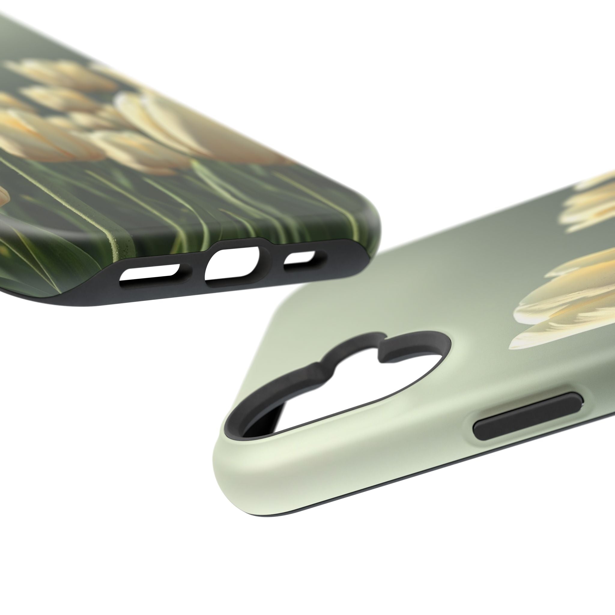 iPhone Tulip Row Serene Design Slim Everyday Designer Case · iPhone Case