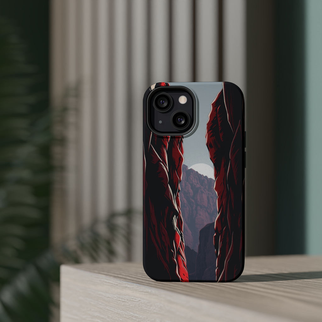 iPhone Serene Canyon Wall Design Bold Modern Everyday Snap Case · iPhone Case