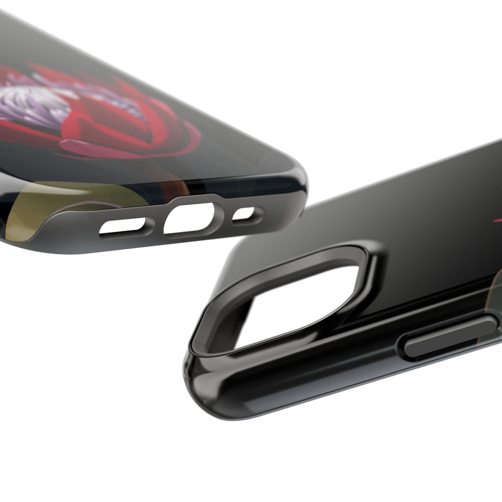 iPhone Black And Crimson Protea Bold Slim Everyday Designer Case · iPhone Case